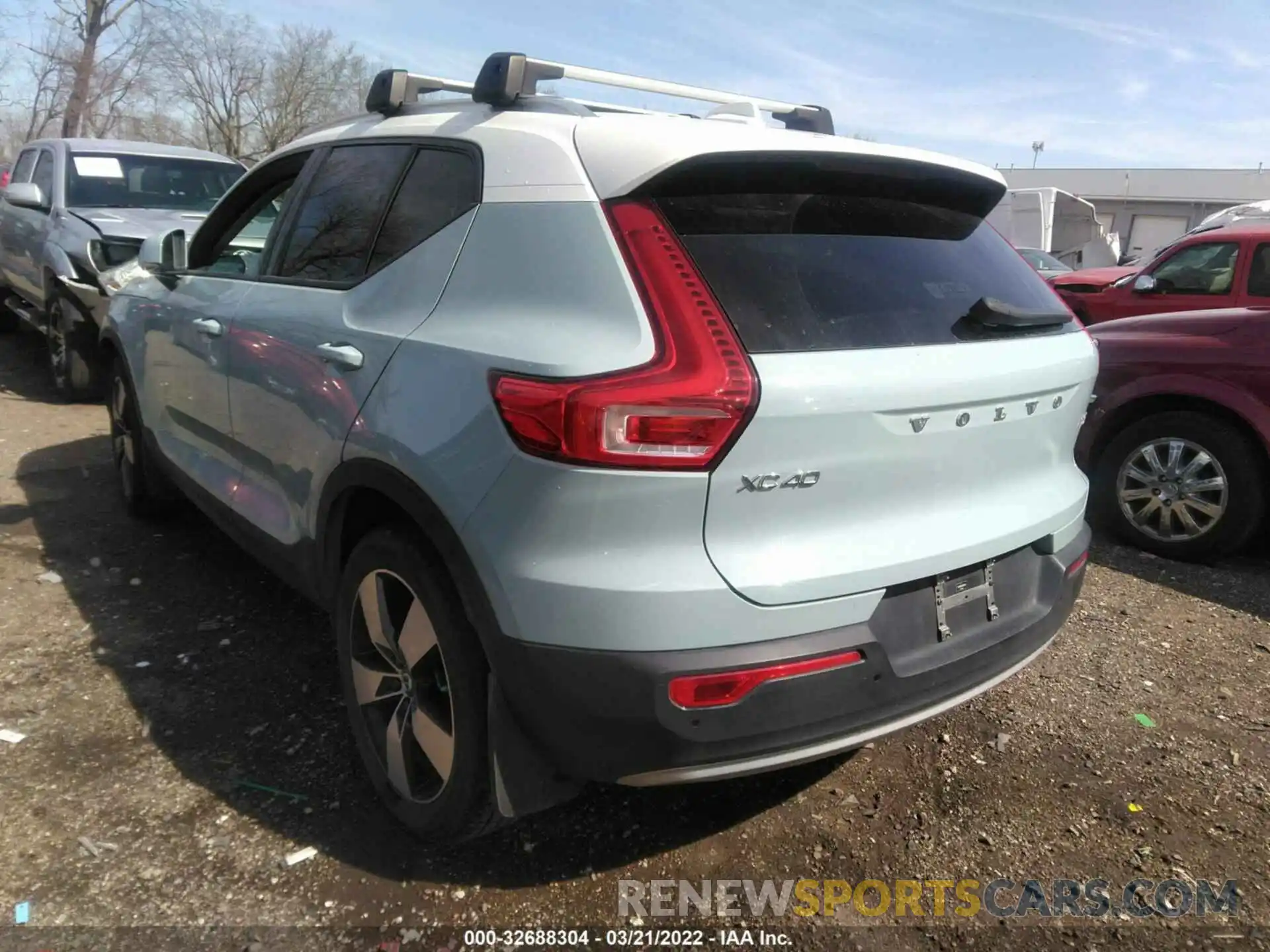 3 Фотография поврежденного автомобиля YV4162XZ0K2003231 VOLVO XC40 2019