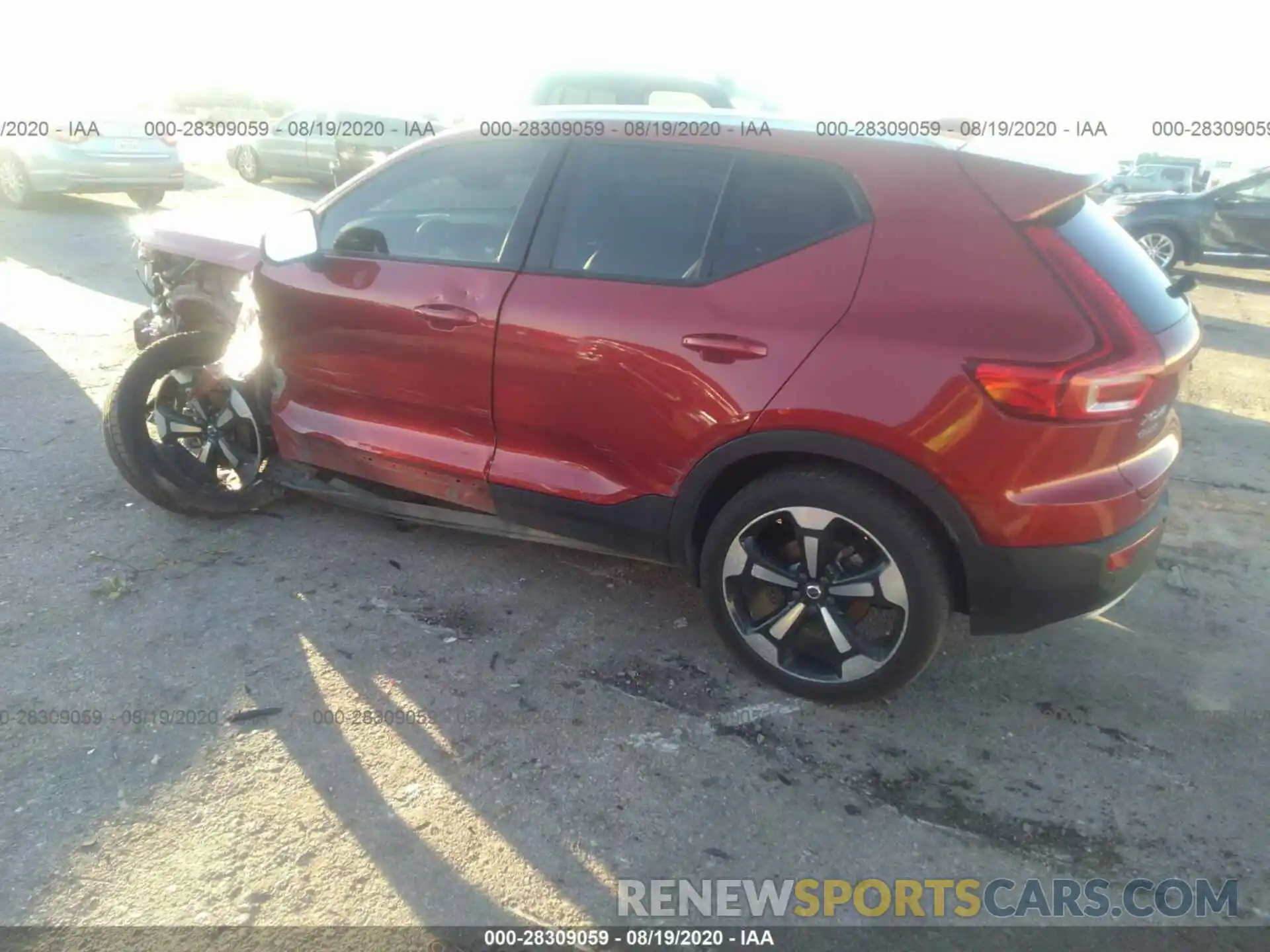 3 Photograph of a damaged car YV4162XZ1K2007384 VOLVO XC40 2019