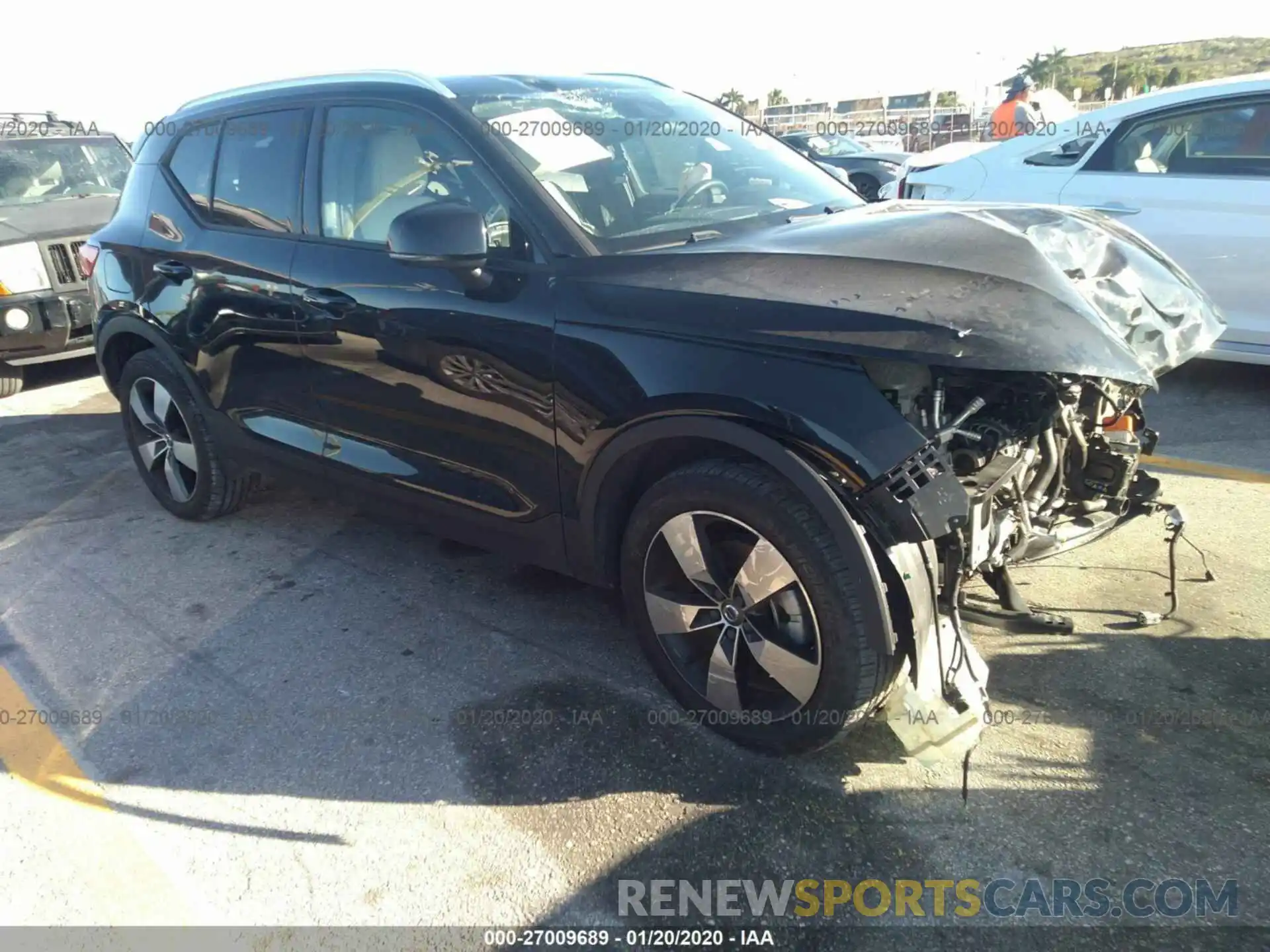 1 Photograph of a damaged car YV4162XZ1K2010186 VOLVO XC40 2019