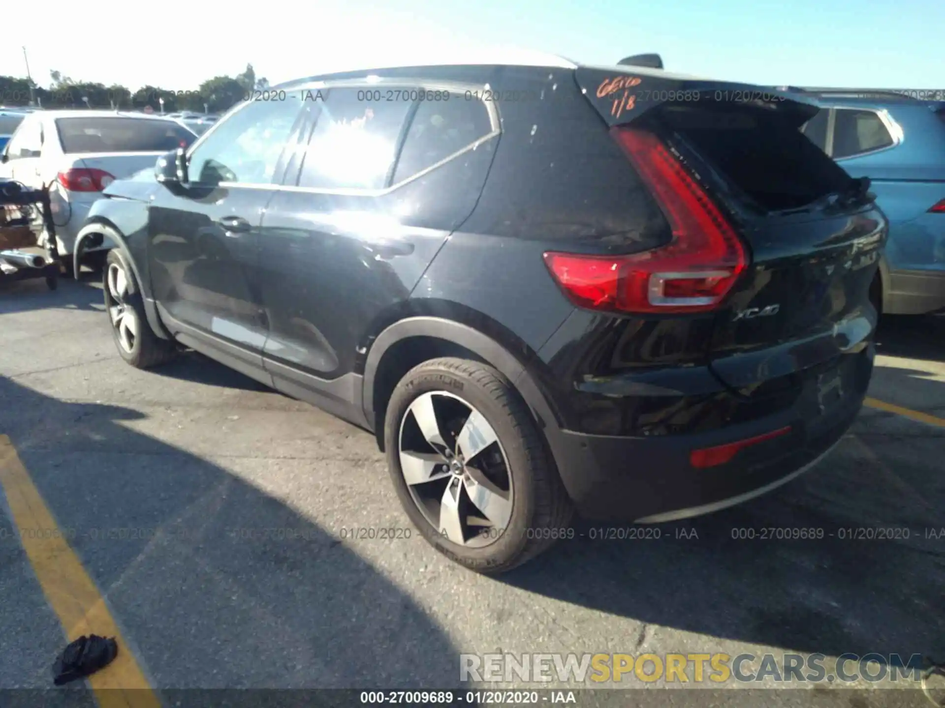 3 Photograph of a damaged car YV4162XZ1K2010186 VOLVO XC40 2019