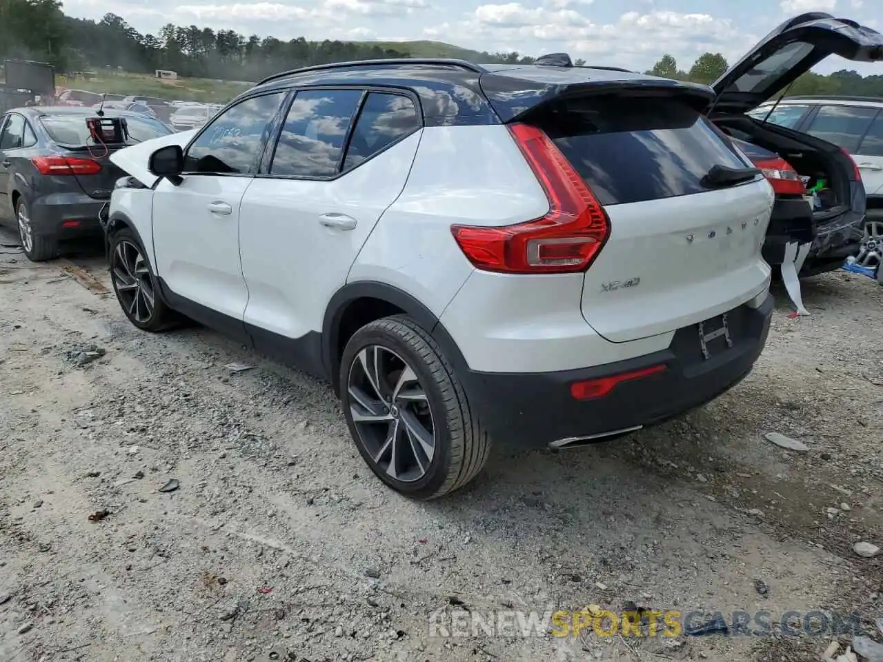 3 Фотография поврежденного автомобиля YV4162XZ4K2003457 VOLVO XC40 2019