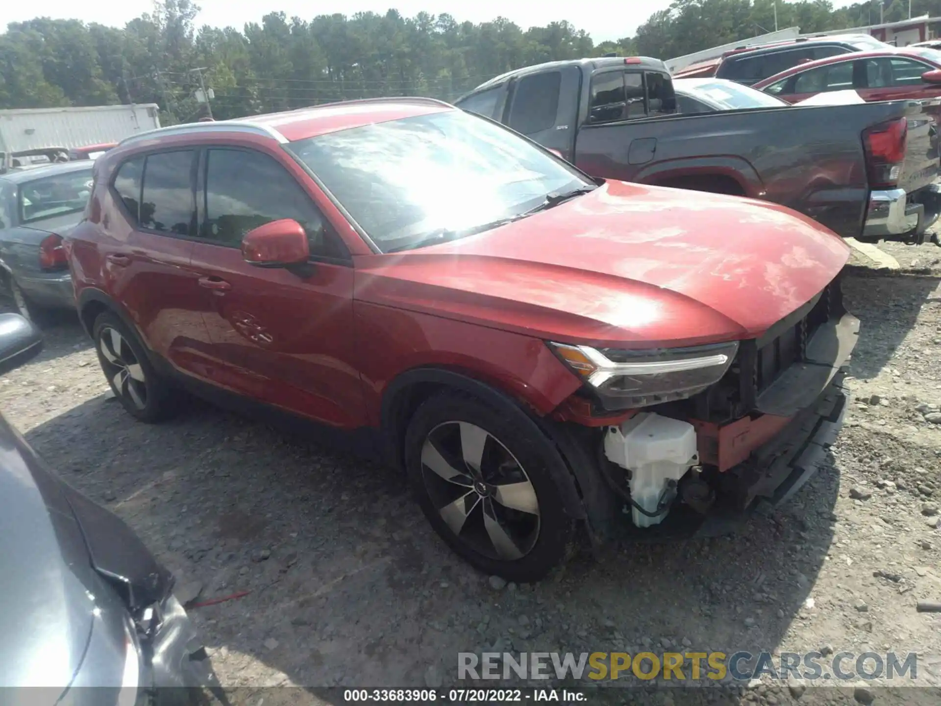 1 Photograph of a damaged car YV4162XZ4K2013809 VOLVO XC40 2019