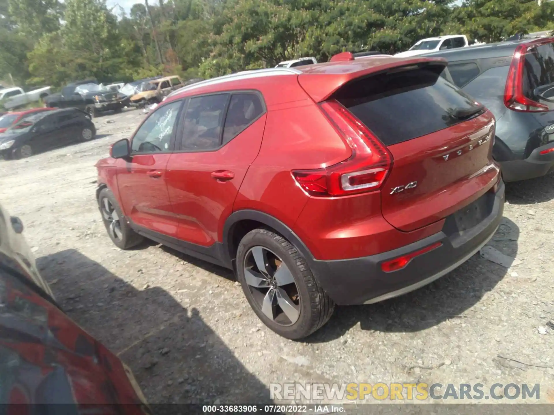 3 Photograph of a damaged car YV4162XZ4K2013809 VOLVO XC40 2019