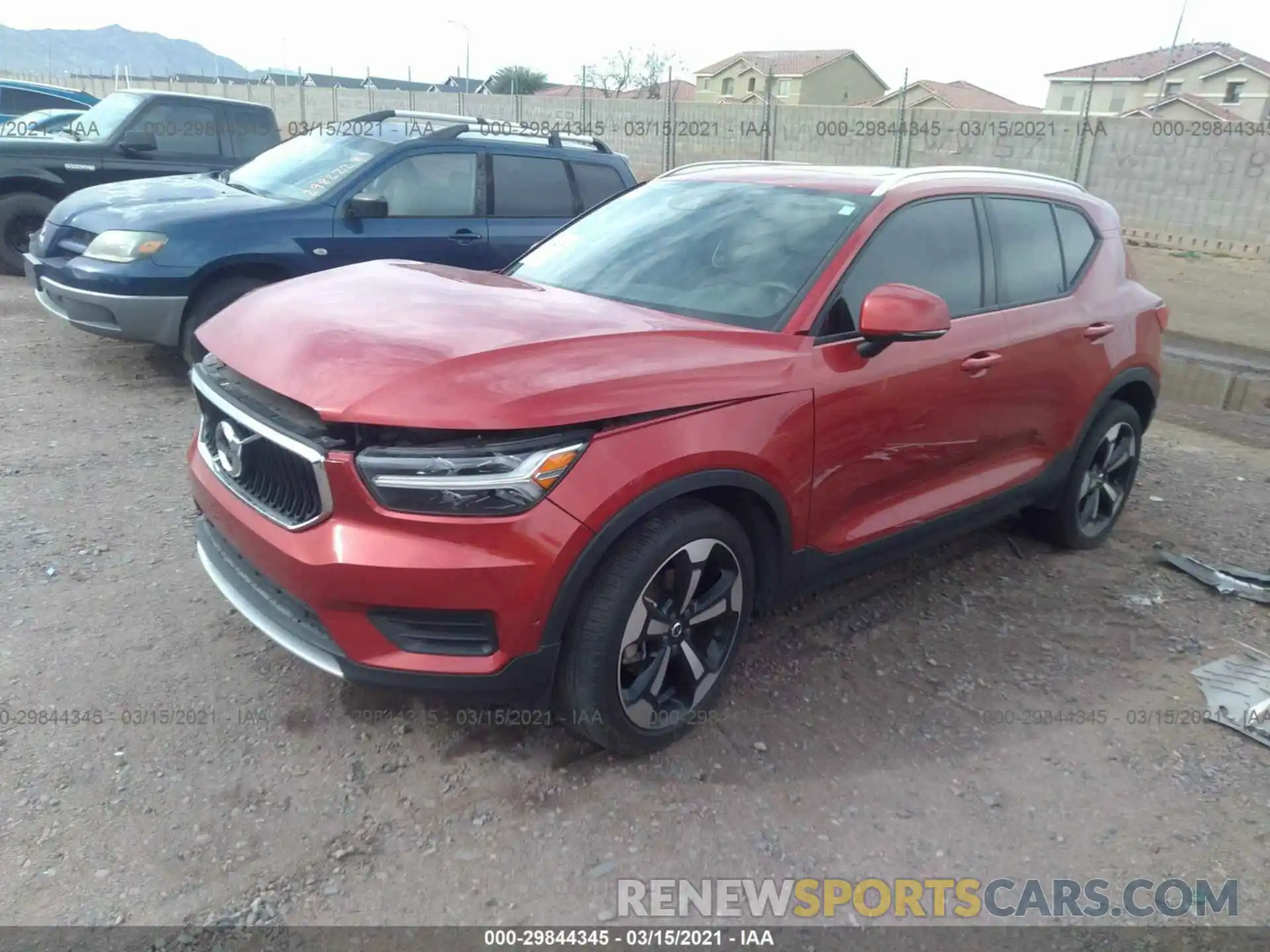 2 Photograph of a damaged car YV4162XZ5K2012281 VOLVO XC40 2019