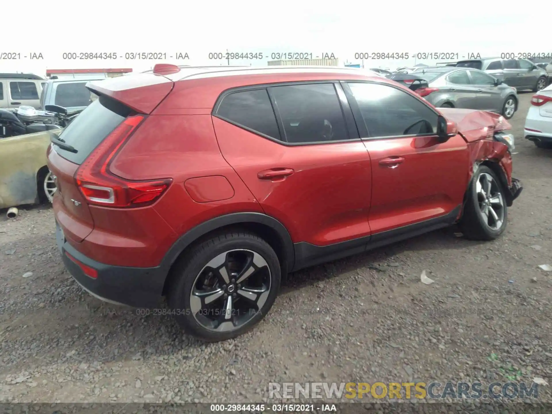 4 Photograph of a damaged car YV4162XZ5K2012281 VOLVO XC40 2019