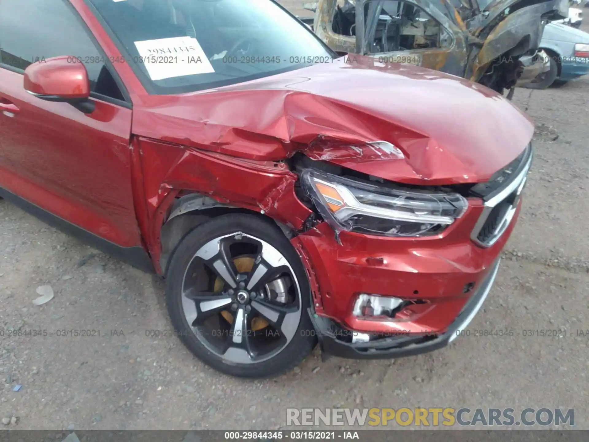 6 Photograph of a damaged car YV4162XZ5K2012281 VOLVO XC40 2019