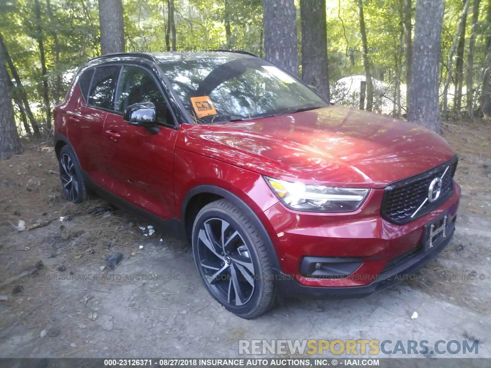 1 Photograph of a damaged car YV4162XZ6K2007364 VOLVO XC40 2019