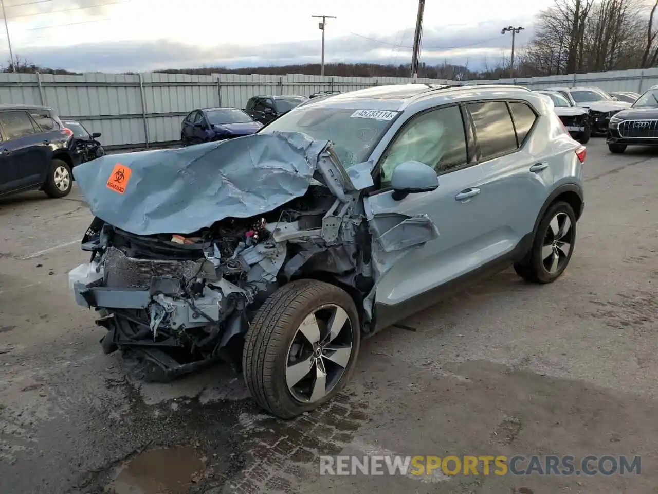 1 Photograph of a damaged car YV4162XZ7K2010886 VOLVO XC40 2019