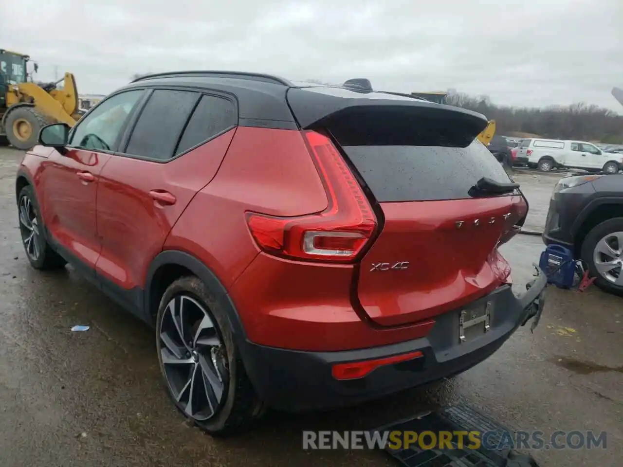 3 Photograph of a damaged car YV4162XZ7K2017174 VOLVO XC40 2019