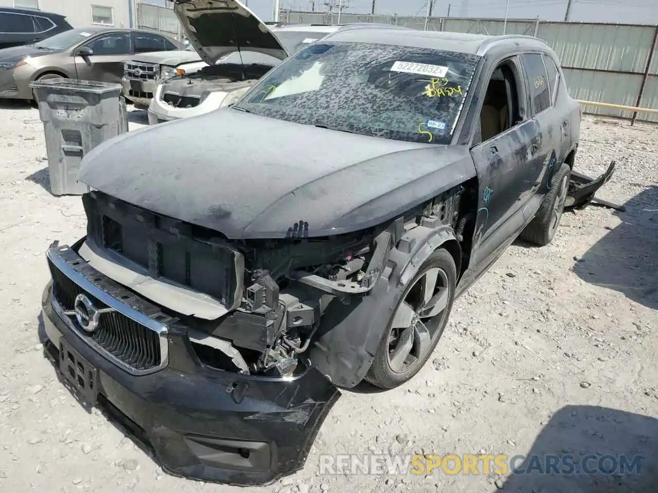 2 Photograph of a damaged car YV4162XZ7K2019524 VOLVO XC40 2019