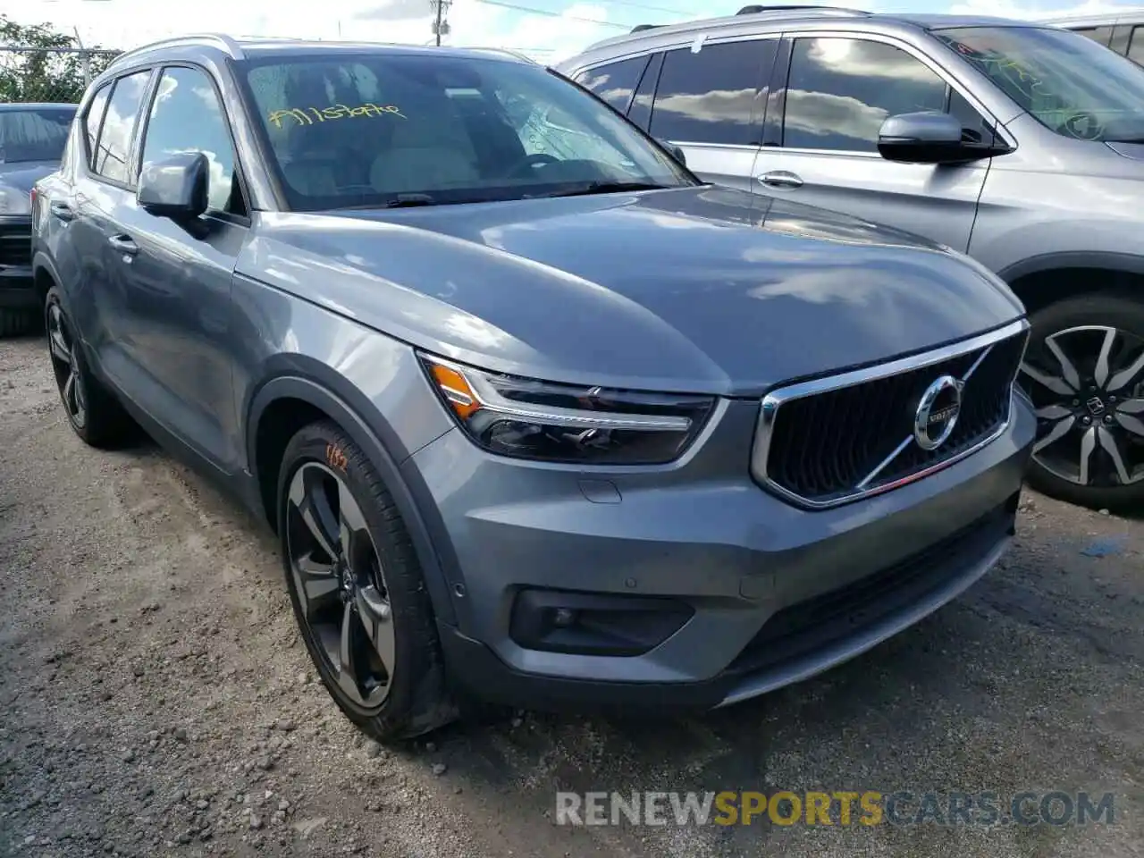 1 Photograph of a damaged car YV4162XZ7K2021192 VOLVO XC40 2019