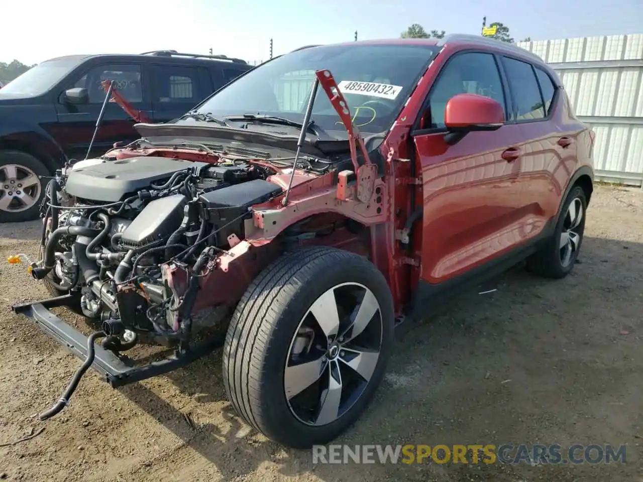 2 Photograph of a damaged car YV4162XZ8K2008368 VOLVO XC40 2019