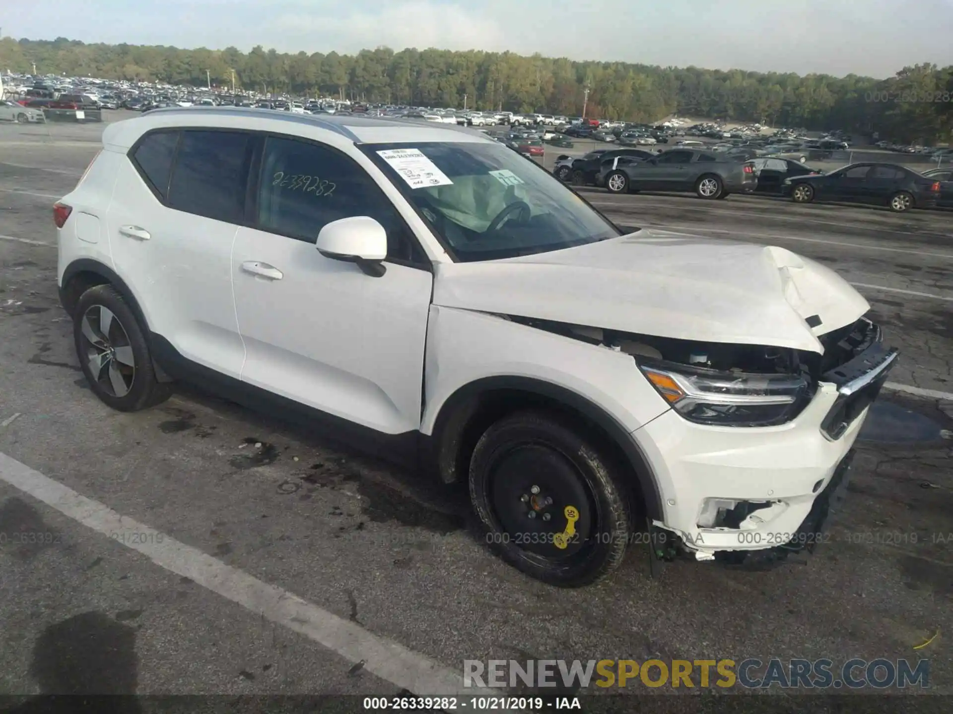 1 Photograph of a damaged car YV4162XZ9K2012882 VOLVO XC40 2019