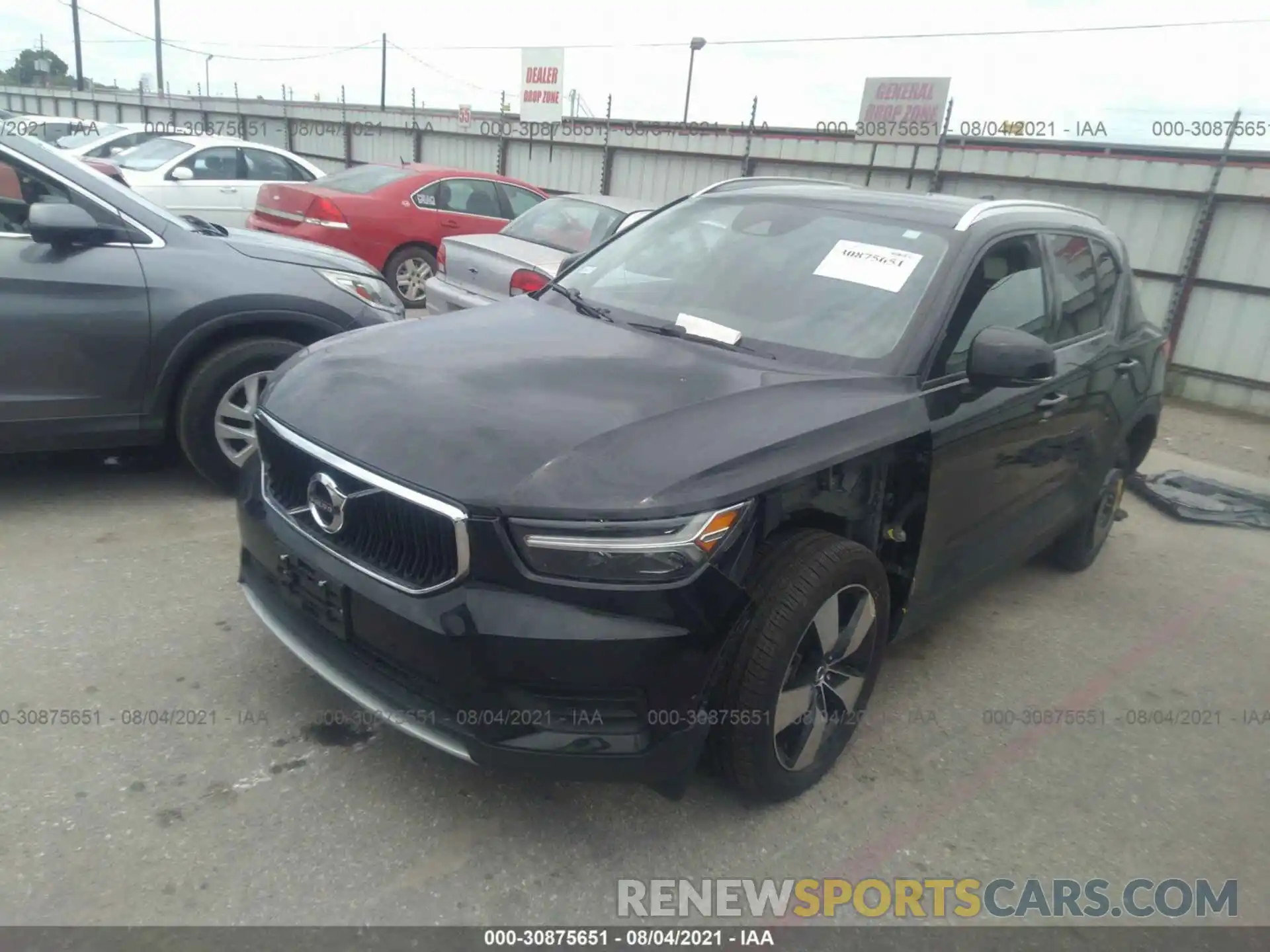 2 Photograph of a damaged car YV4162XZXK2019212 VOLVO XC40 2019