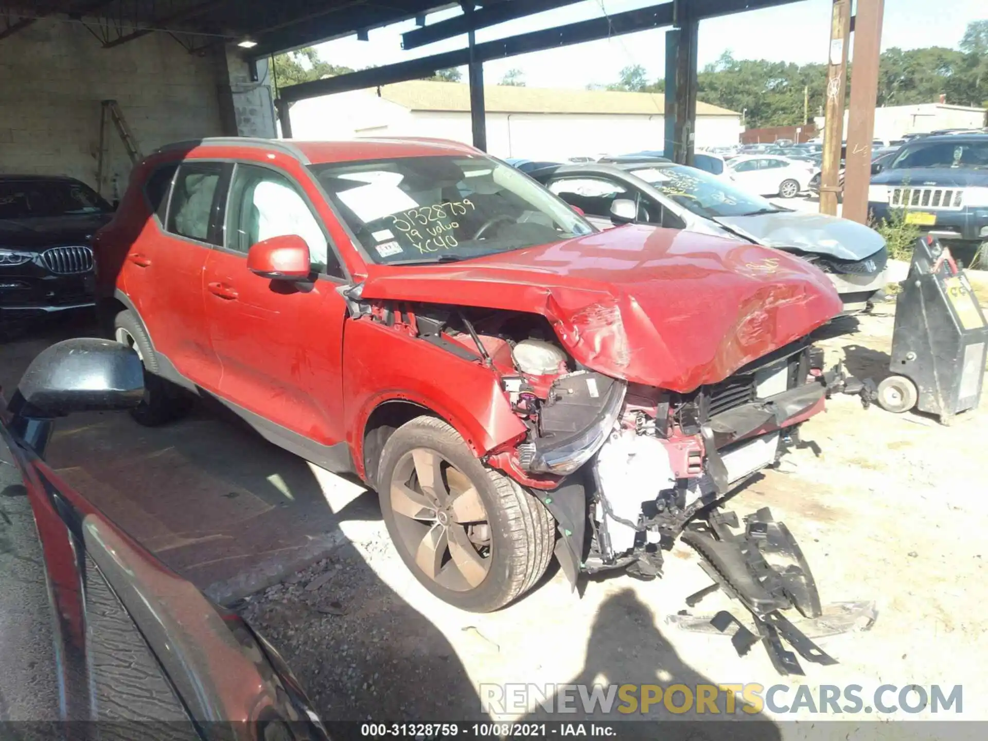 1 Photograph of a damaged car YV4AC2HK0K2050768 VOLVO XC40 2019