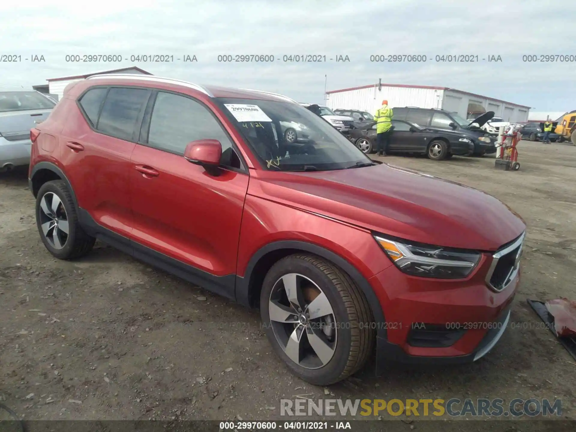 1 Photograph of a damaged car YV4AC2HK2K2049119 VOLVO XC40 2019