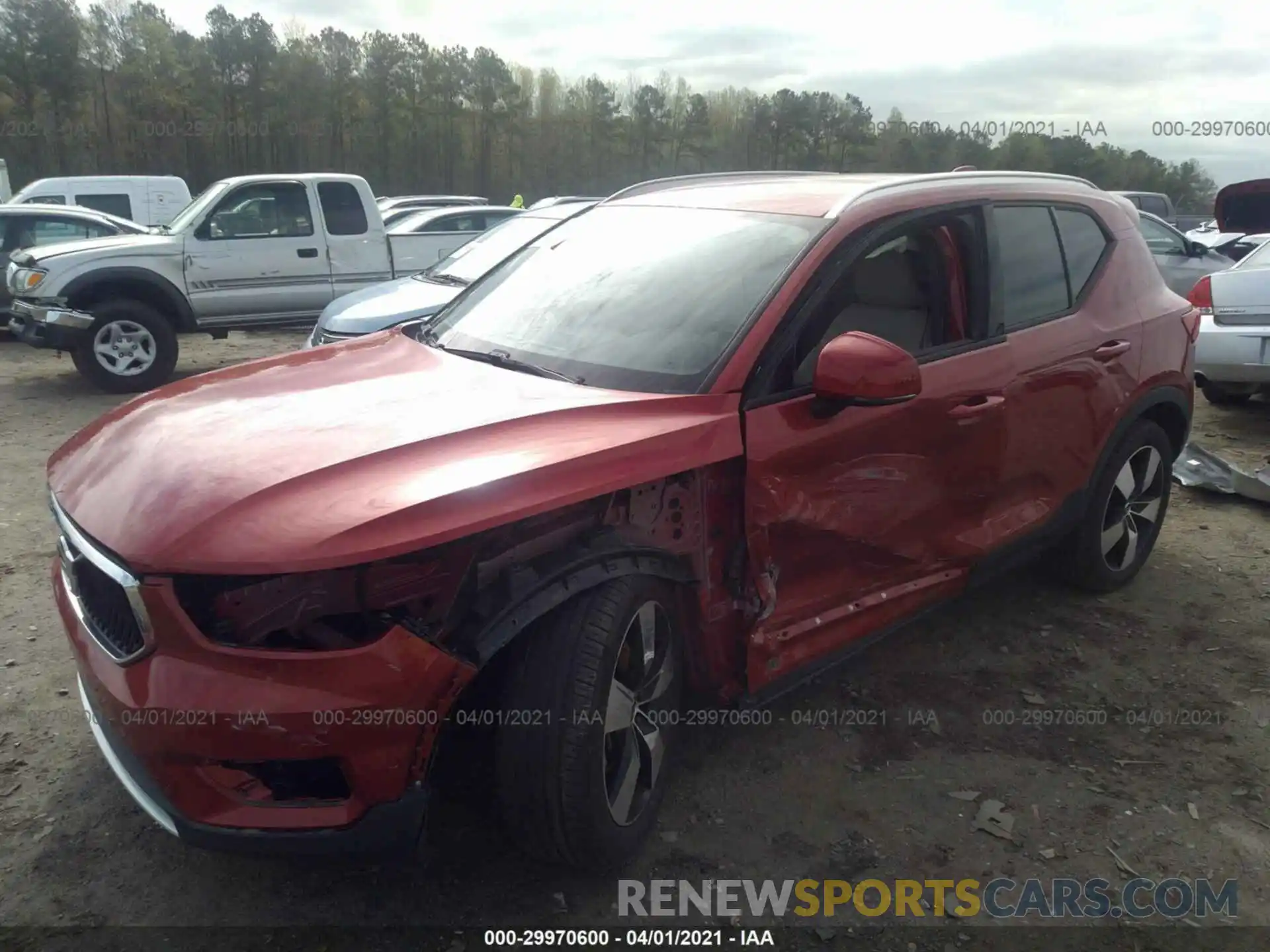 2 Photograph of a damaged car YV4AC2HK2K2049119 VOLVO XC40 2019