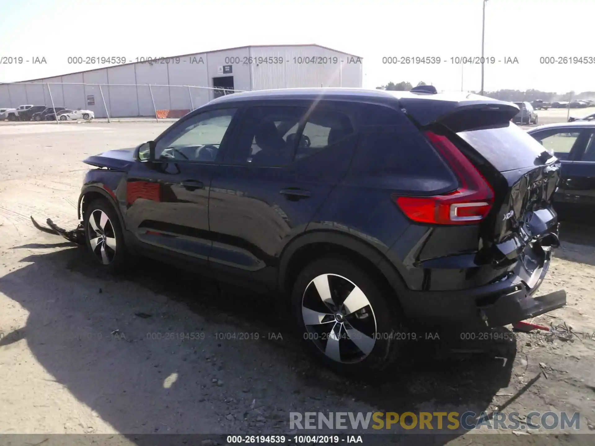 3 Photograph of a damaged car YV4AC2HK2K2124062 VOLVO XC40 2019