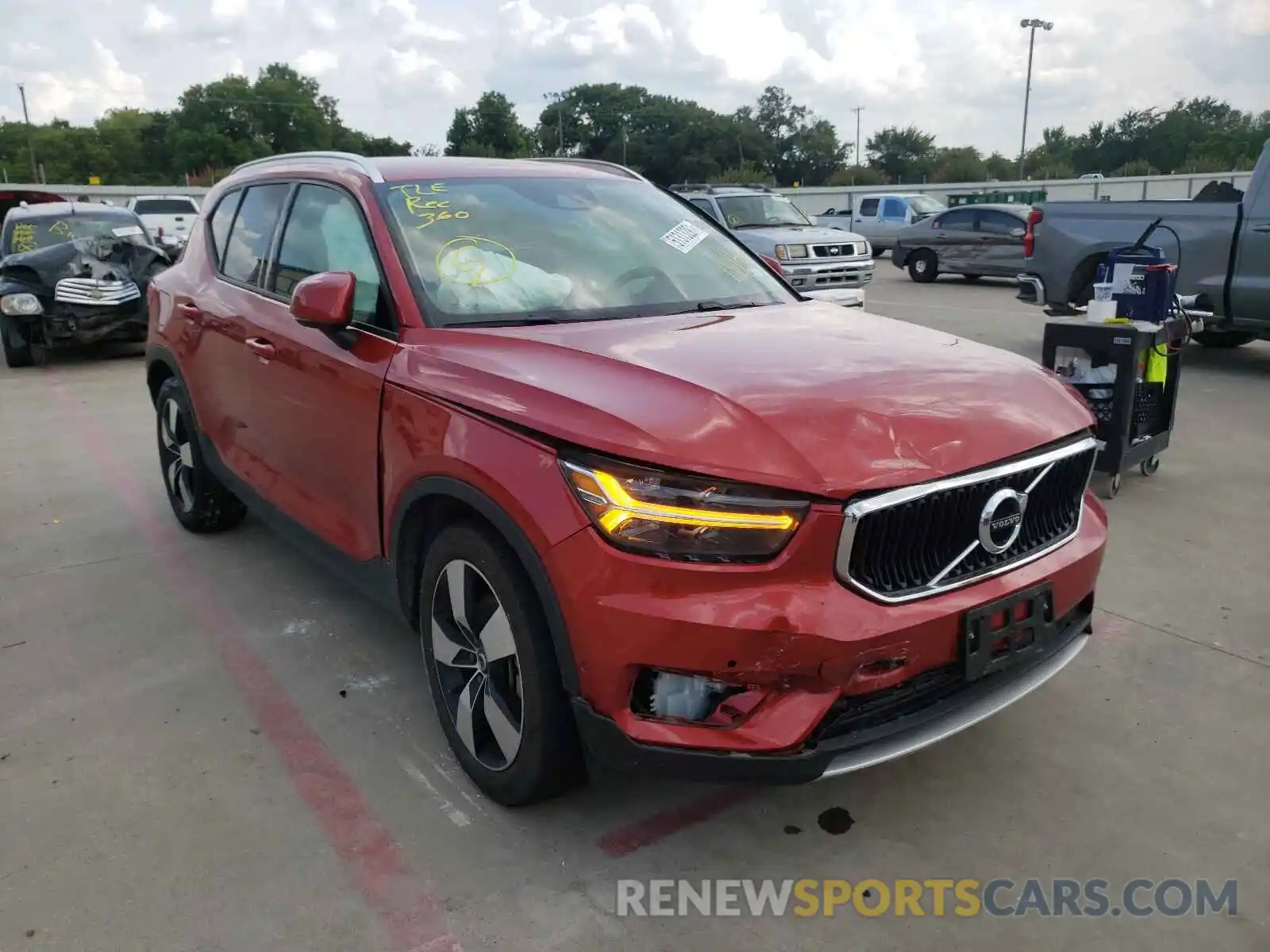 1 Photograph of a damaged car YV4AC2HK3K2053499 VOLVO XC40 2019