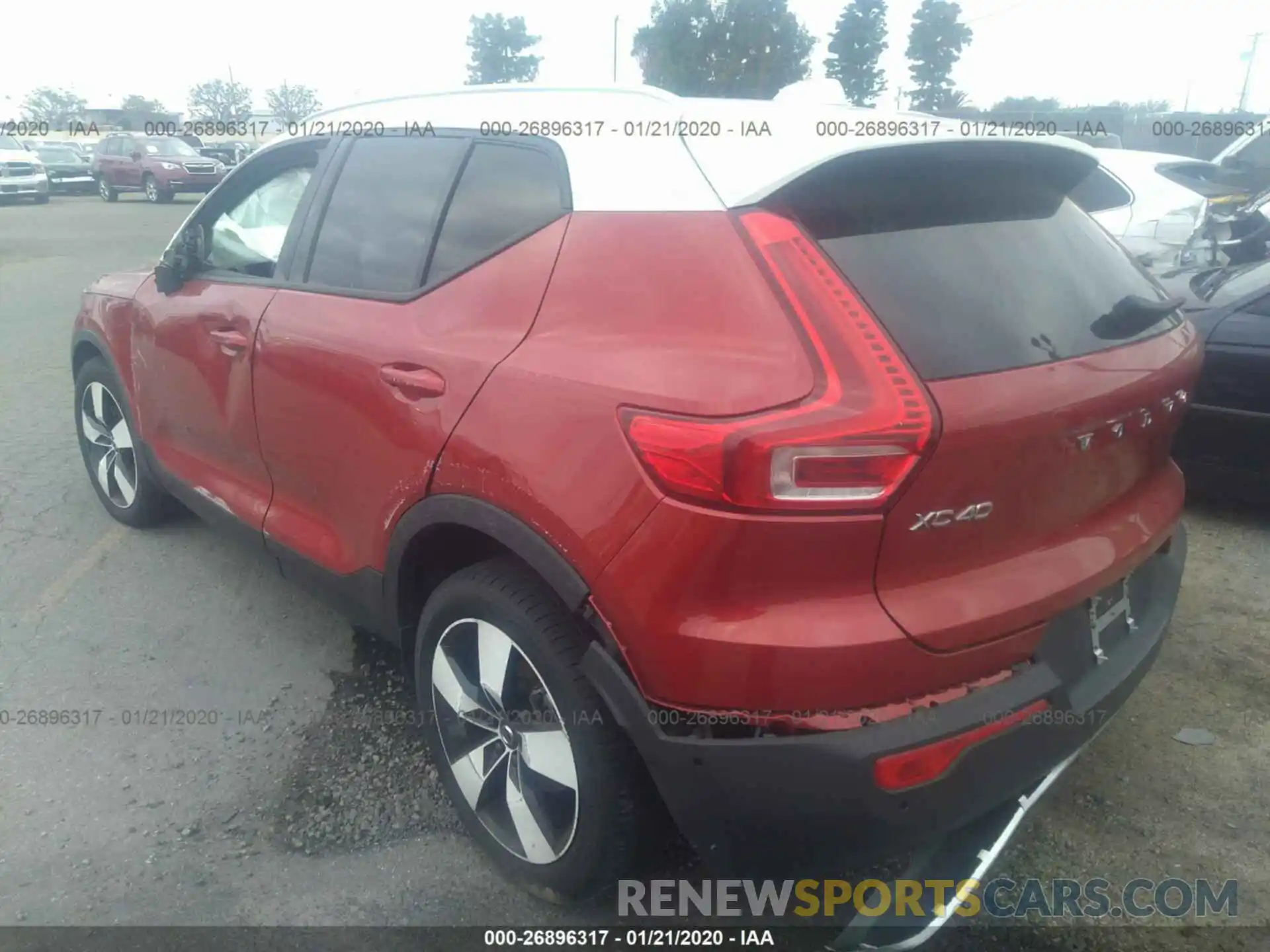 3 Photograph of a damaged car YV4AC2HK3K2055074 VOLVO XC40 2019