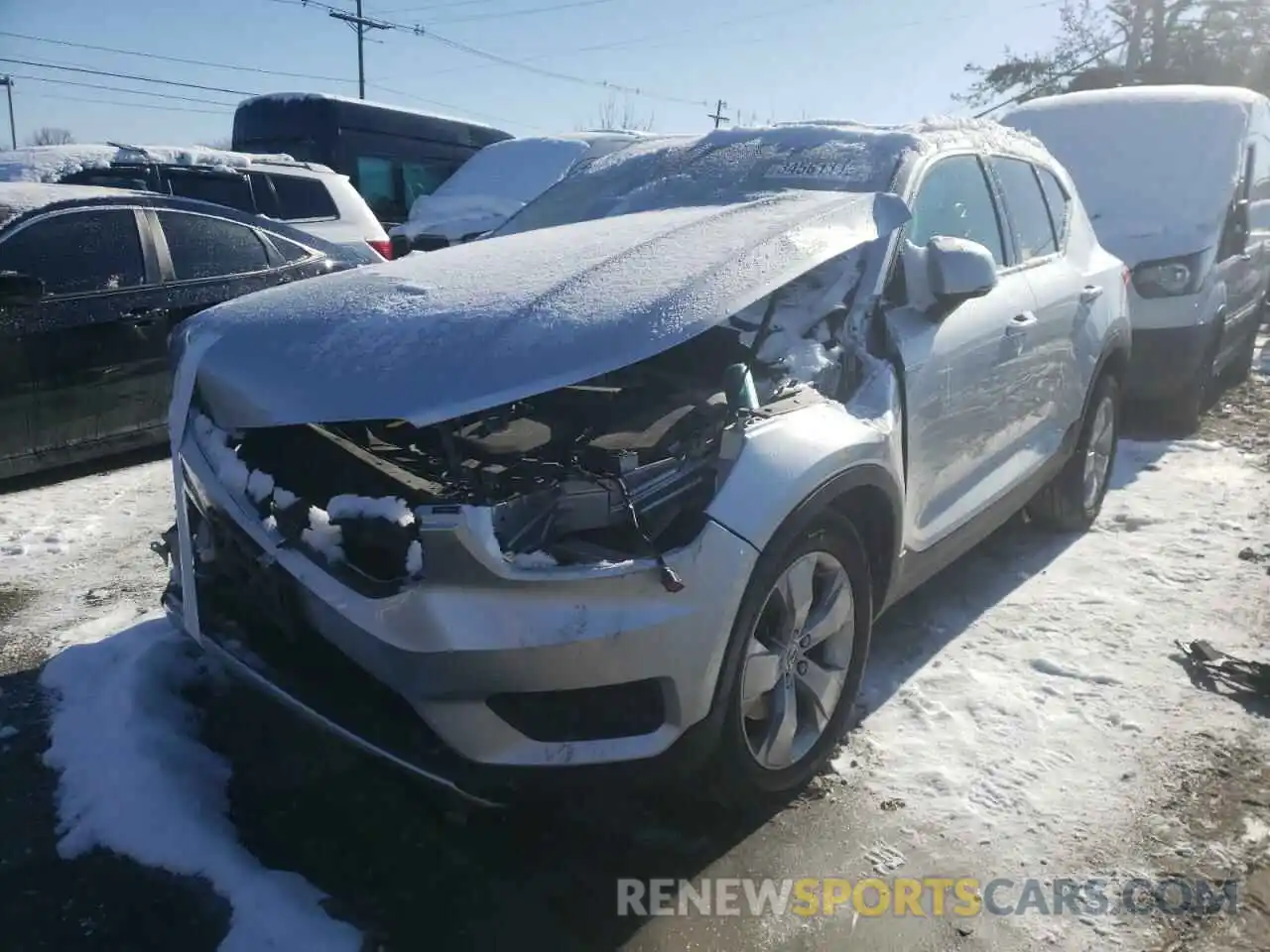 2 Photograph of a damaged car YV4AC2HK8K2050906 VOLVO XC40 2019