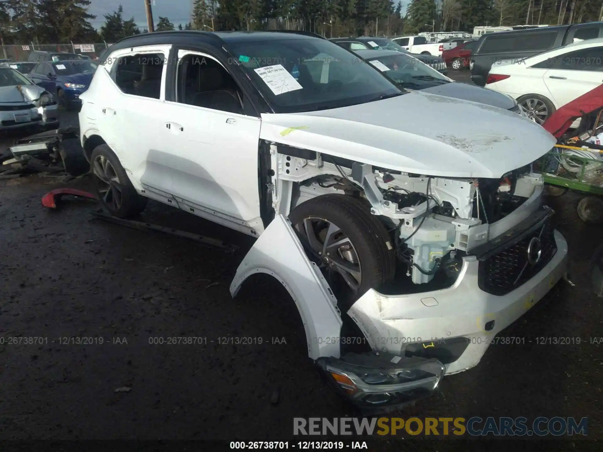 1 Photograph of a damaged car YV4AC2HM2K2094711 VOLVO XC40 2019