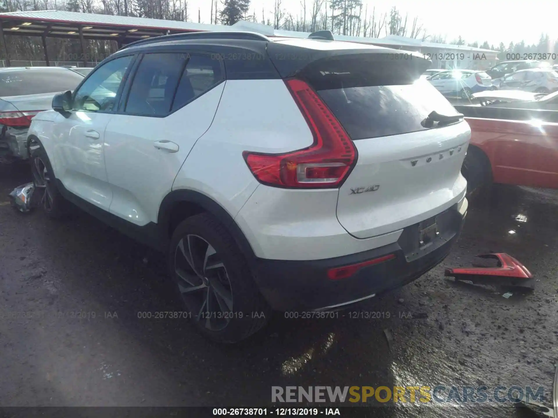 3 Фотография поврежденного автомобиля YV4AC2HM2K2094711 VOLVO XC40 2019