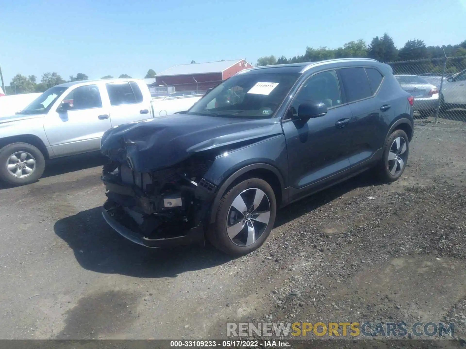 2 Photograph of a damaged car YV4162UK2M2537910 VOLVO XC40 2021