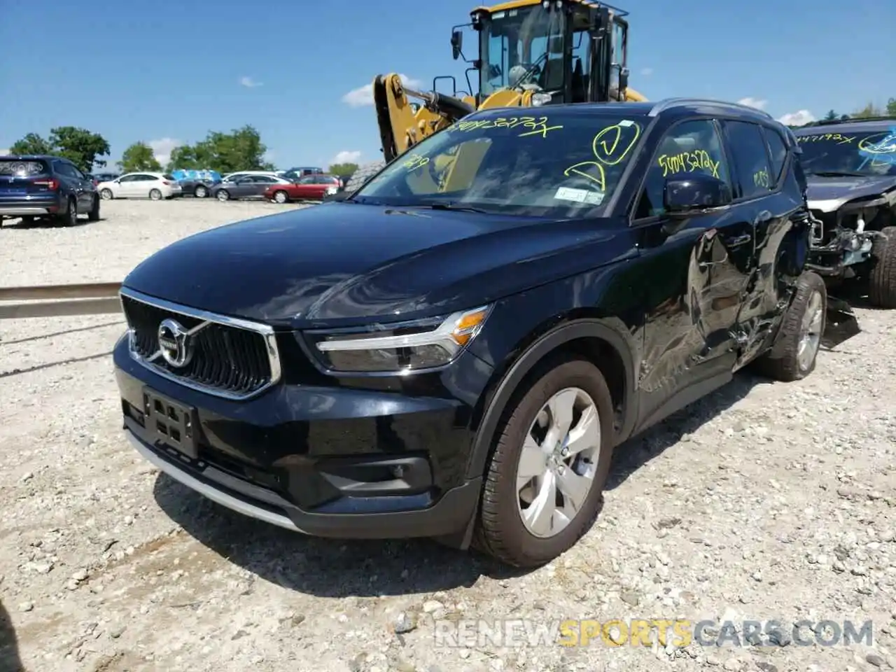 2 Photograph of a damaged car YV4162UK4M2459078 VOLVO XC40 2021