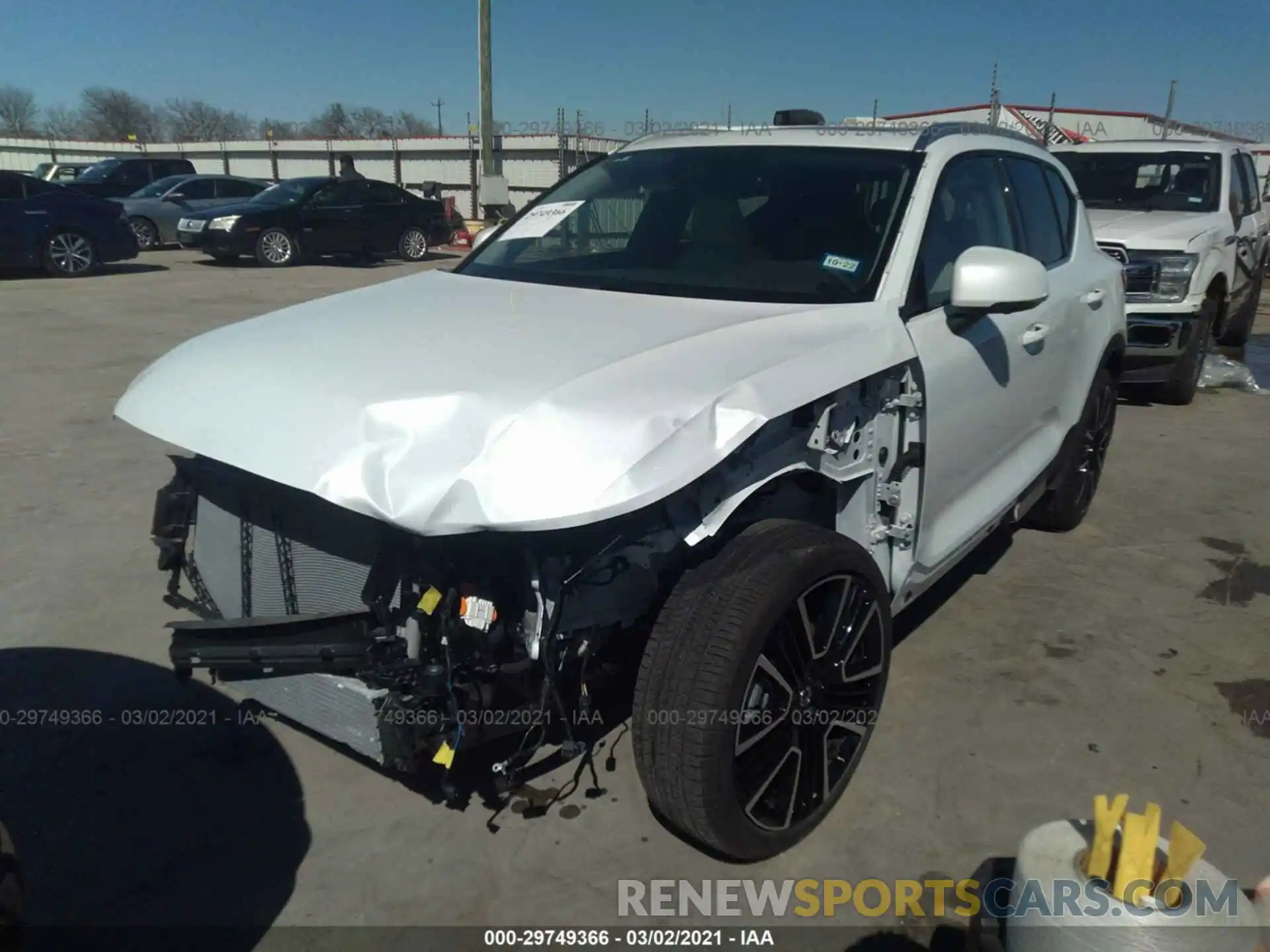 2 Photograph of a damaged car YV4162UL9M2416008 VOLVO XC40 2021