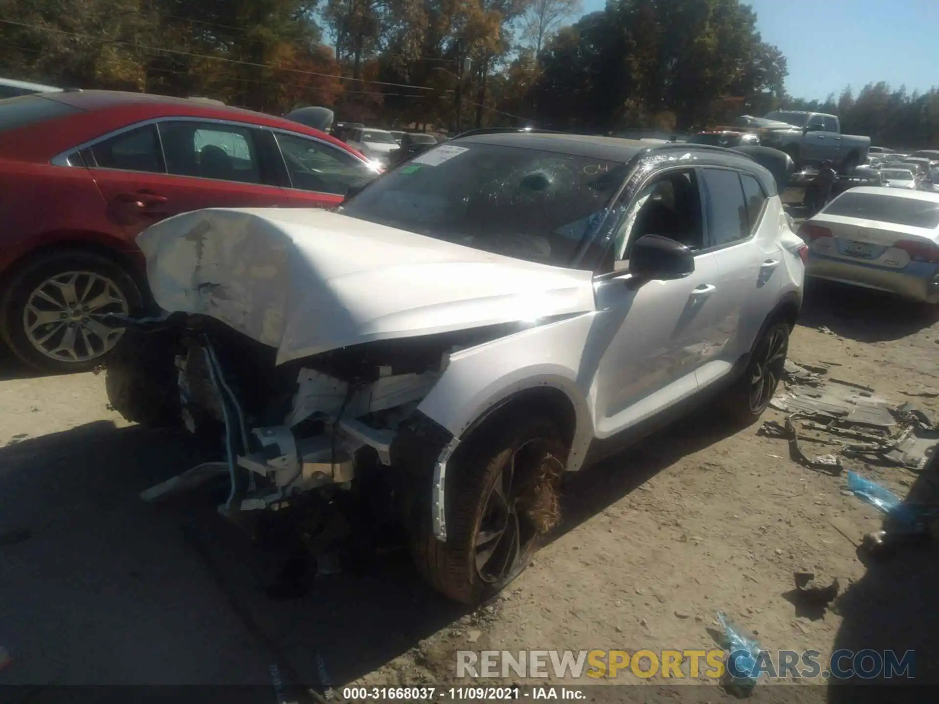 2 Photograph of a damaged car YV4162UM6M2415925 VOLVO XC40 2021