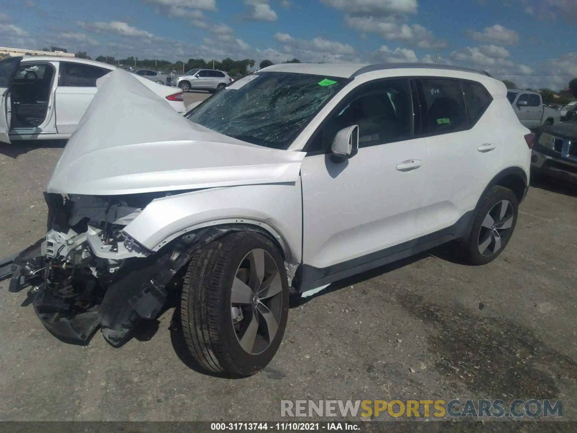 2 Photograph of a damaged car YV4AC2HK6M2459103 VOLVO XC40 2021