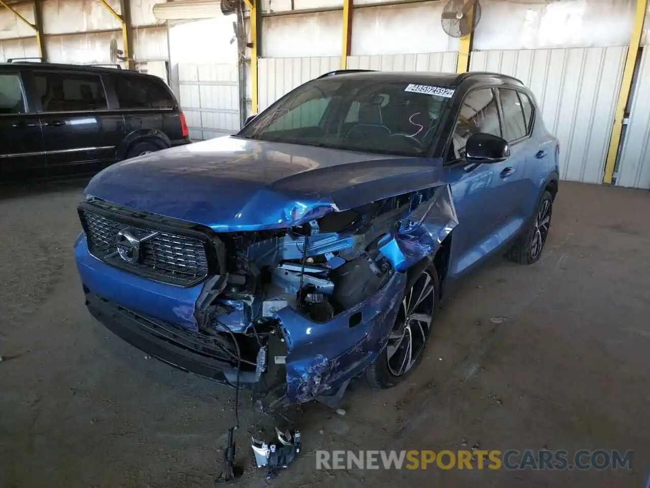 2 Photograph of a damaged car YV4AC2HM6M2453996 VOLVO XC40 2021