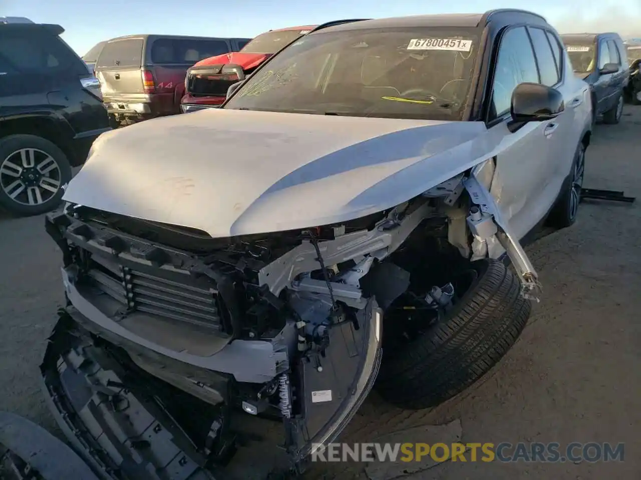 2 Photograph of a damaged car YV4ED3UR3M2559330 VOLVO XC40 2021