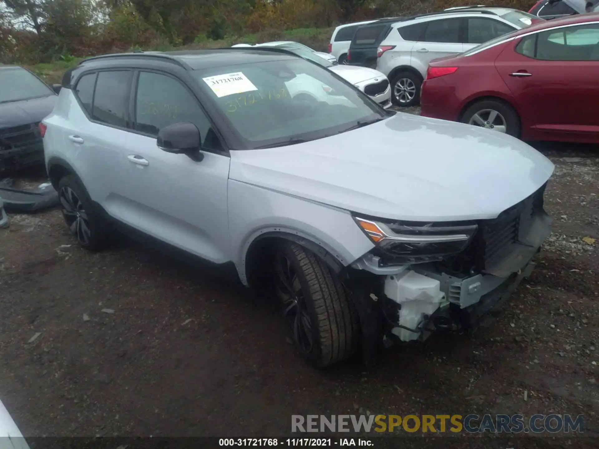 1 Photograph of a damaged car YV4ED3UR9M2450080 VOLVO XC40 2021