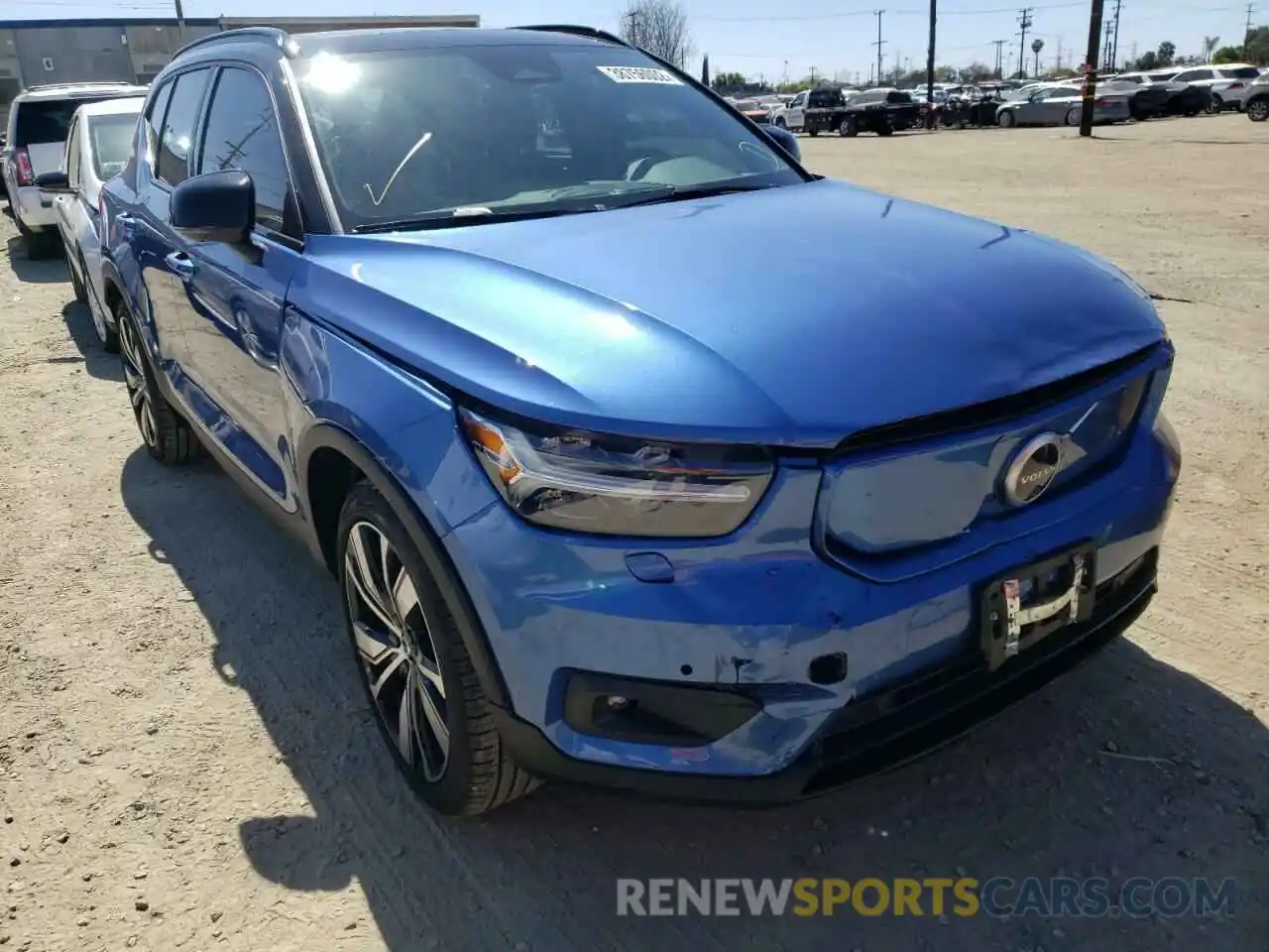 1 Photograph of a damaged car YV4ED3UR9M2550146 VOLVO XC40 2021