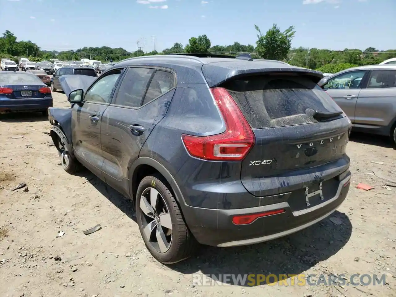 3 Фотография поврежденного автомобиля YV4162UK5N2650073 VOLVO XC40 2022