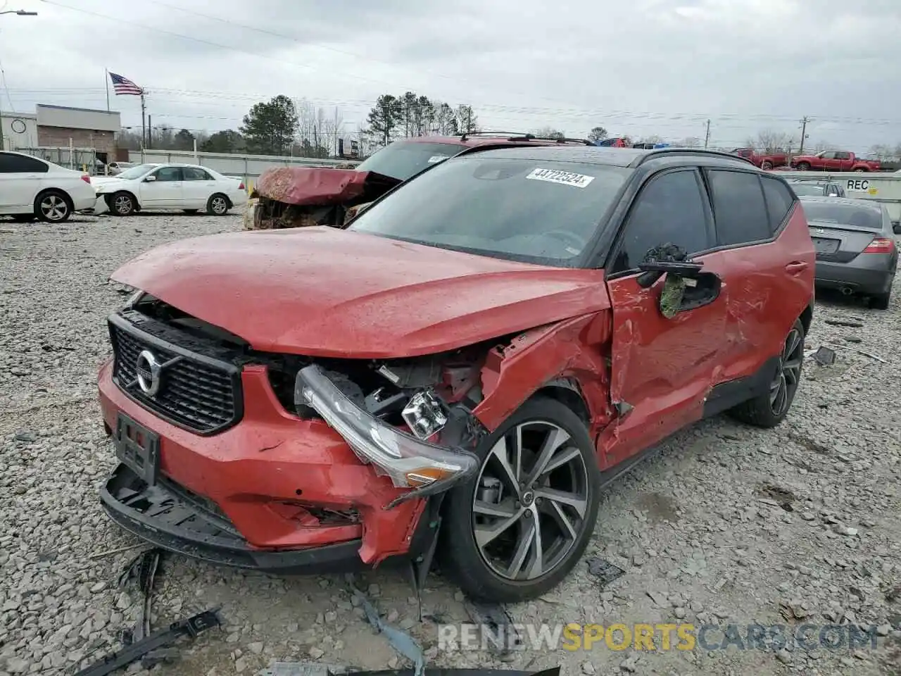 1 Photograph of a damaged car YV4162UM8N2656919 VOLVO XC40 2022