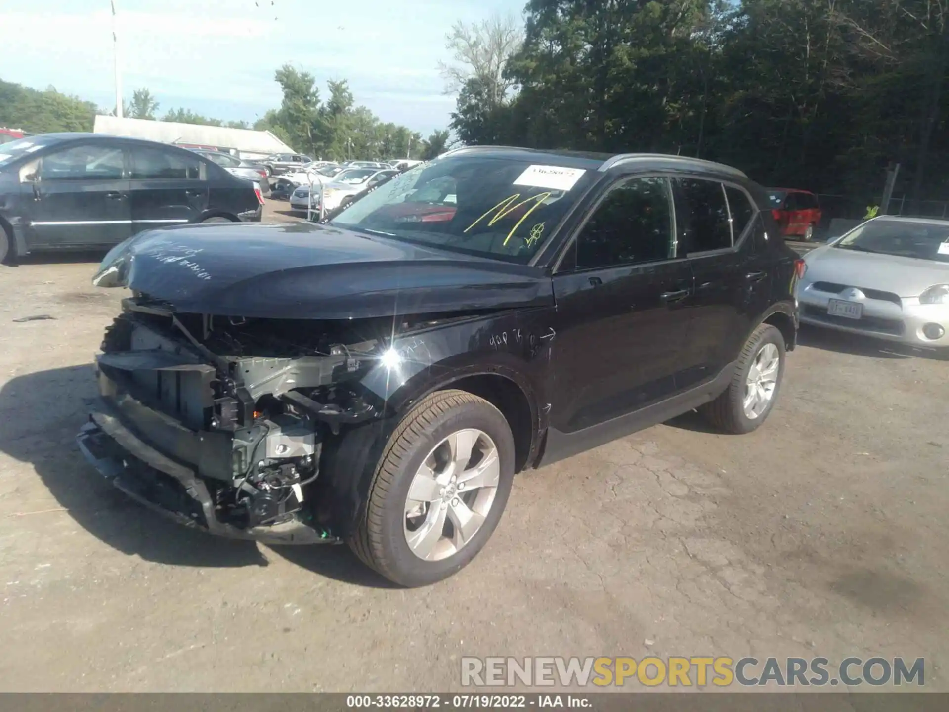 2 Photograph of a damaged car YV4AC2HK6N2719968 VOLVO XC40 2022