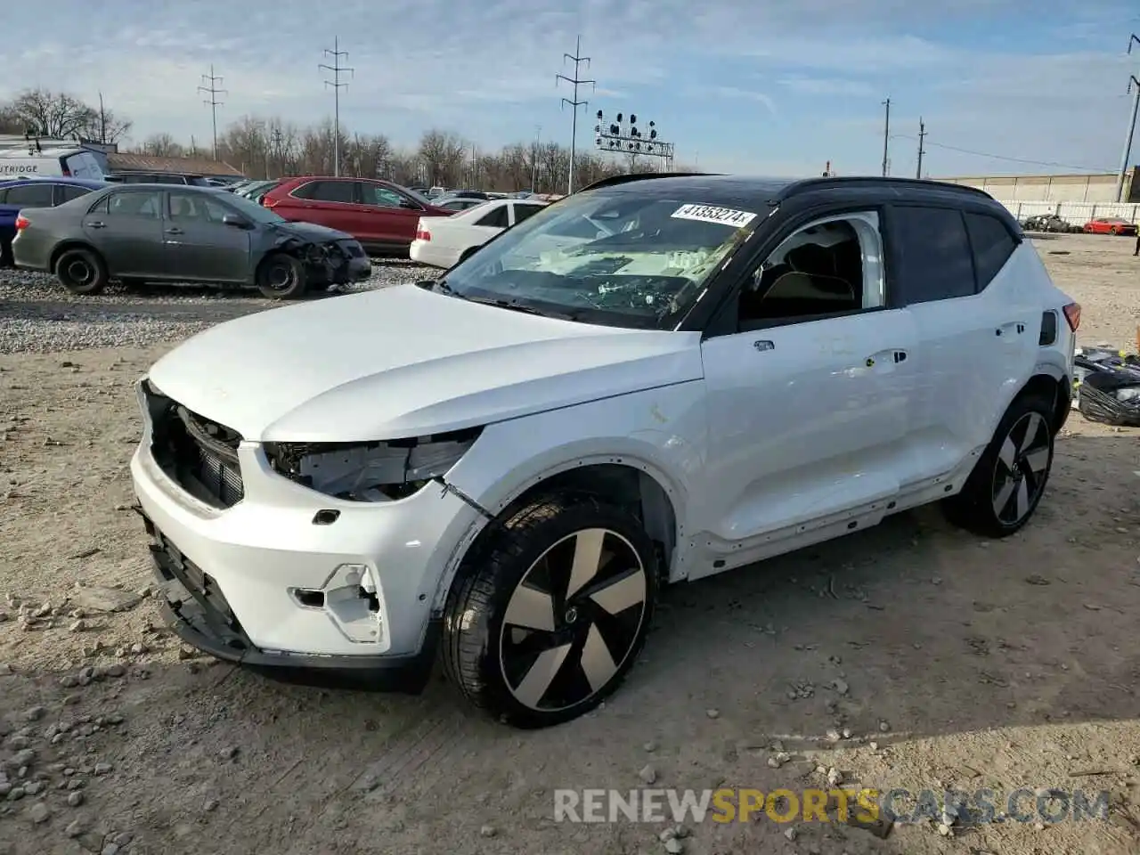 1 Photograph of a damaged car YV4ED3UW8P2925308 VOLVO XC40 2023