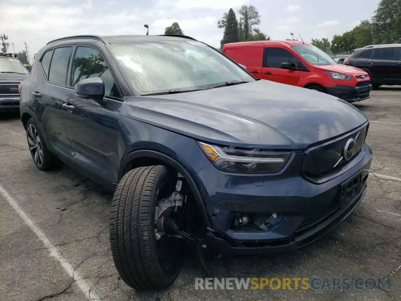 1 Photograph of a damaged car YV4ED3UB6N2684892 VOLVO XC40 P8 RE 2022