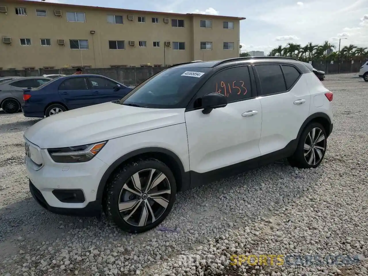 1 Photograph of a damaged car YV4ED3UR4N2709060 VOLVO XC40 P8 RE 2022