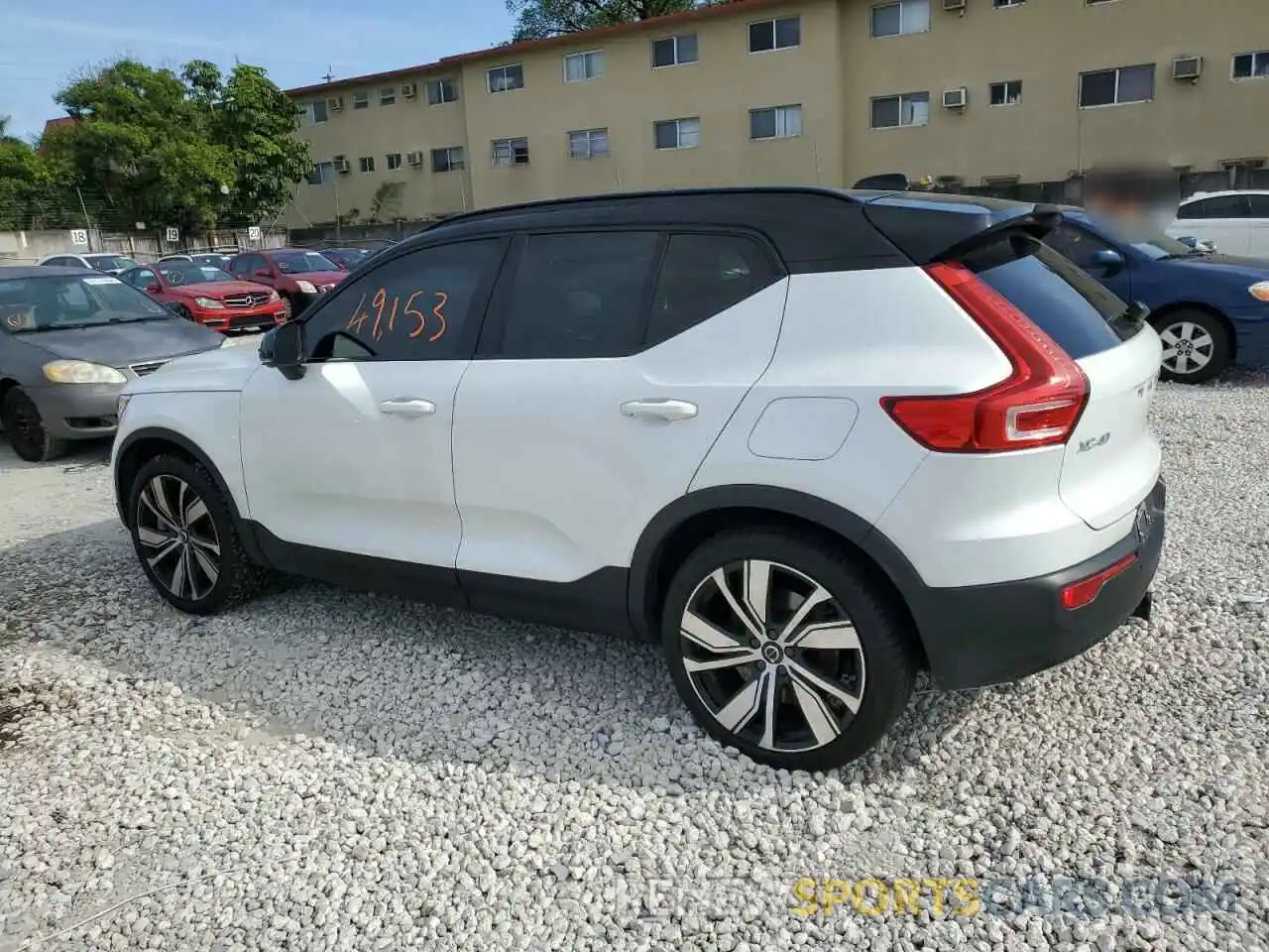 2 Photograph of a damaged car YV4ED3UR4N2709060 VOLVO XC40 P8 RE 2022