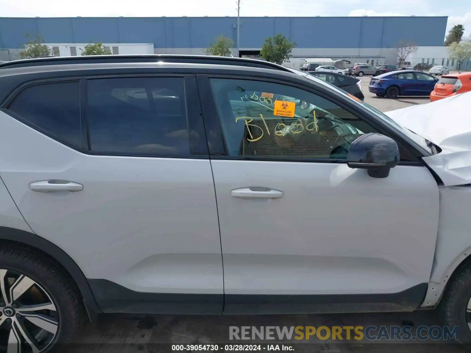 13 Photograph of a damaged car YV4ED3UR9N2780237 VOLVO XC40 RECHARGE PURE ELECTRIC 2022