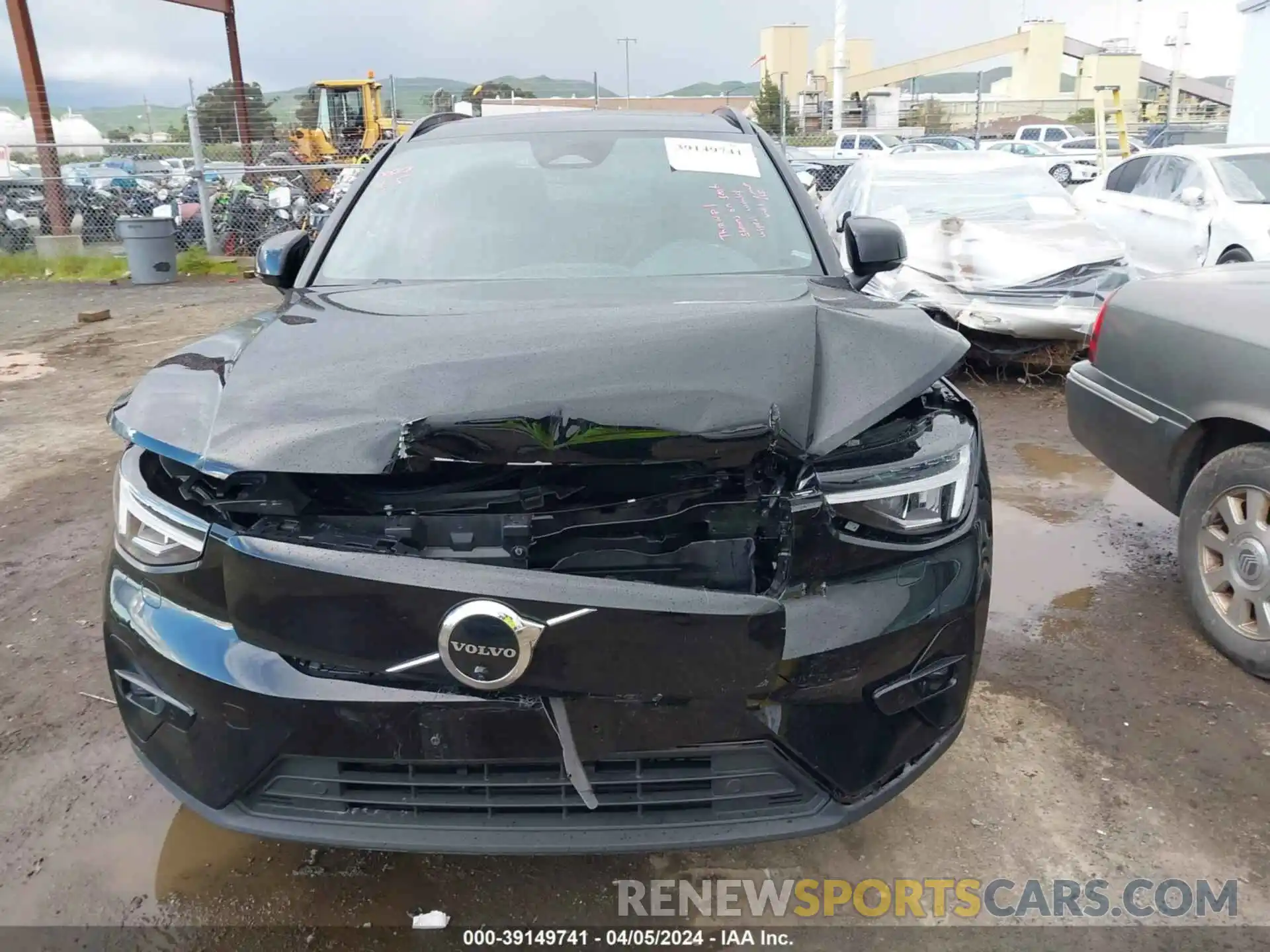 11 Photograph of a damaged car YV4ED3UM9P2001944 VOLVO XC40 RECHARGE PURE ELECTRIC 2023