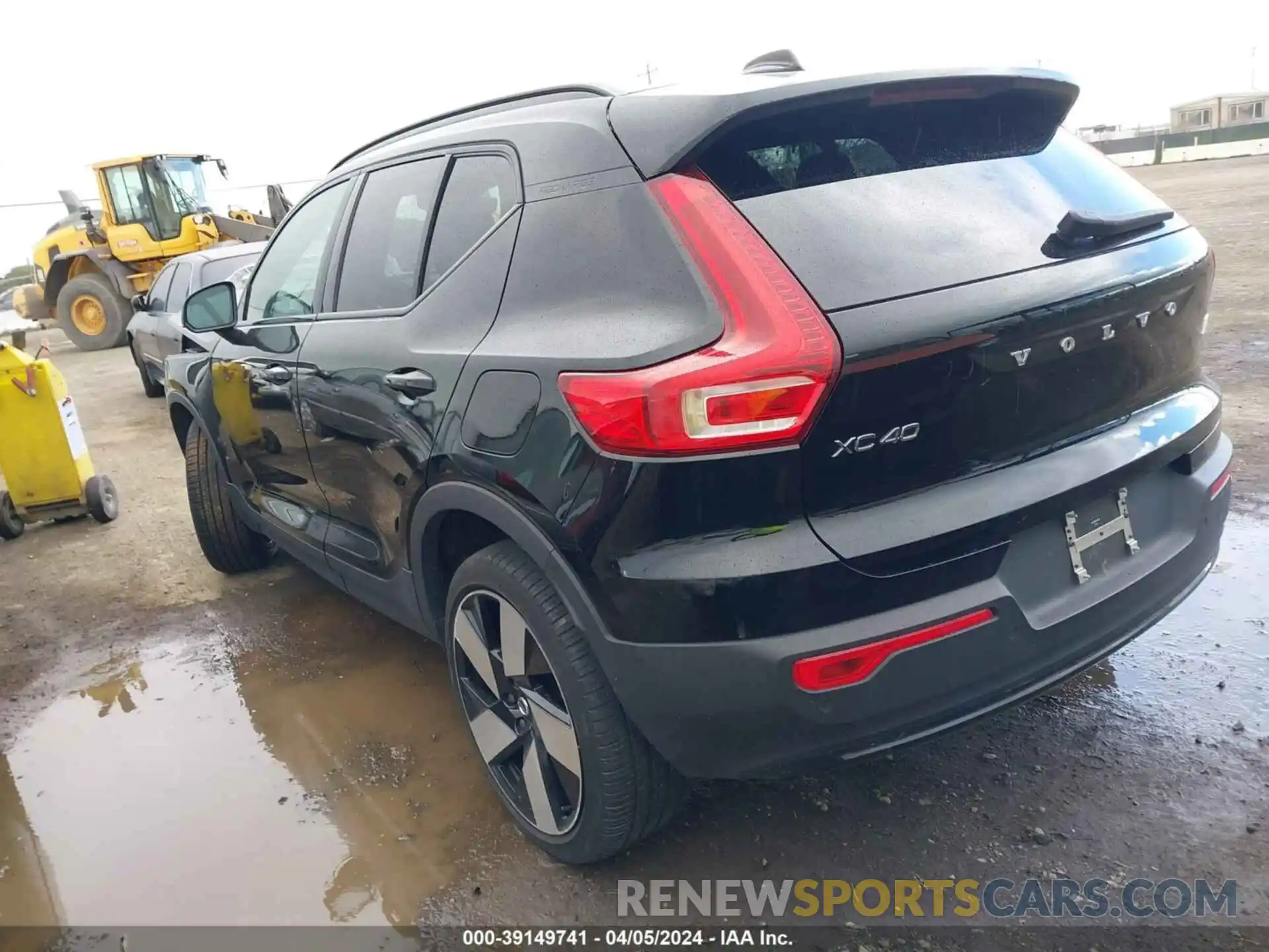 3 Photograph of a damaged car YV4ED3UM9P2001944 VOLVO XC40 RECHARGE PURE ELECTRIC 2023