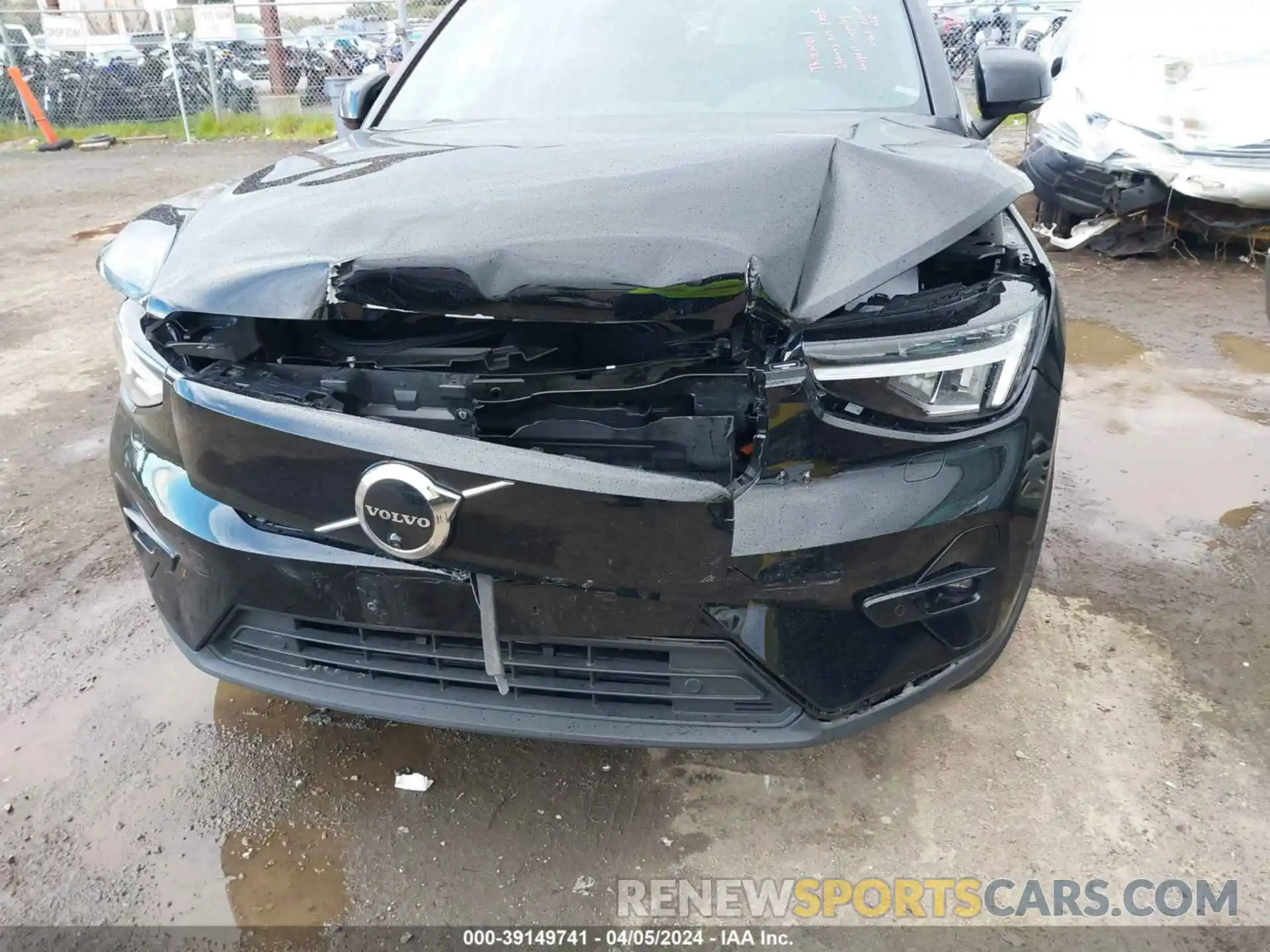 6 Photograph of a damaged car YV4ED3UM9P2001944 VOLVO XC40 RECHARGE PURE ELECTRIC 2023