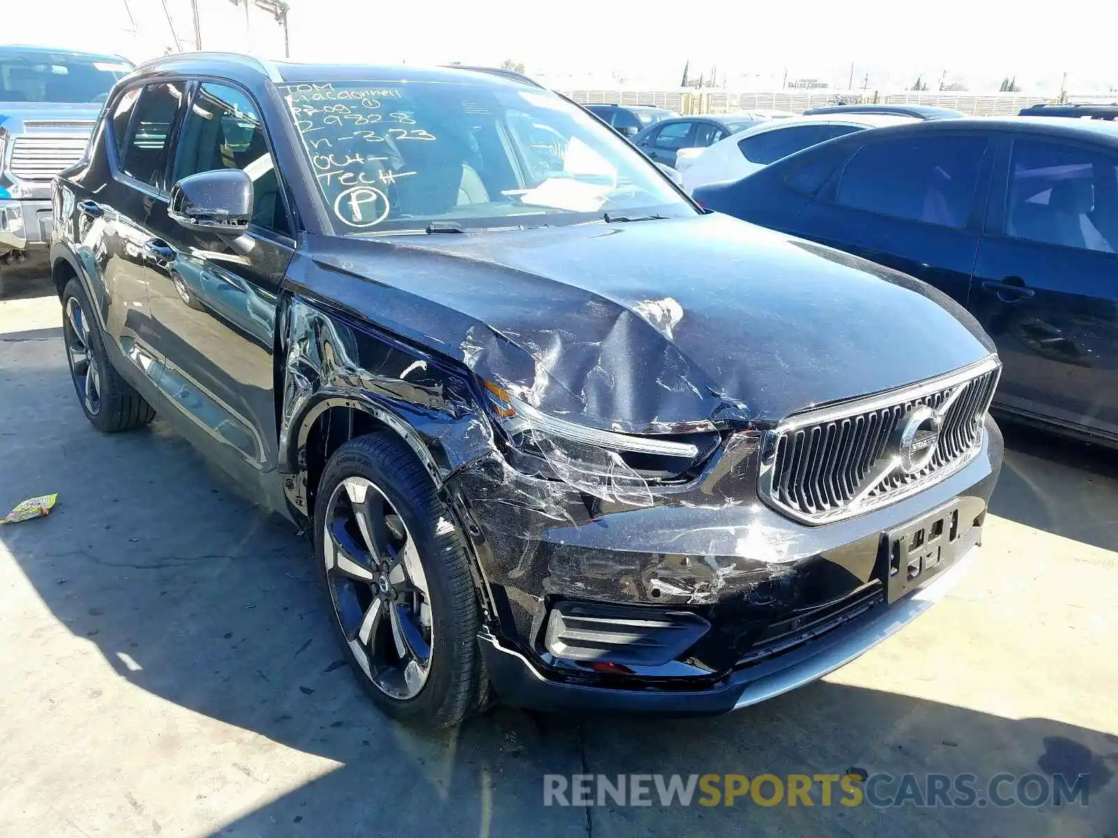 1 Photograph of a damaged car YV4AC2HK7L2242030 VOLVO XC40 T4 MO 2020