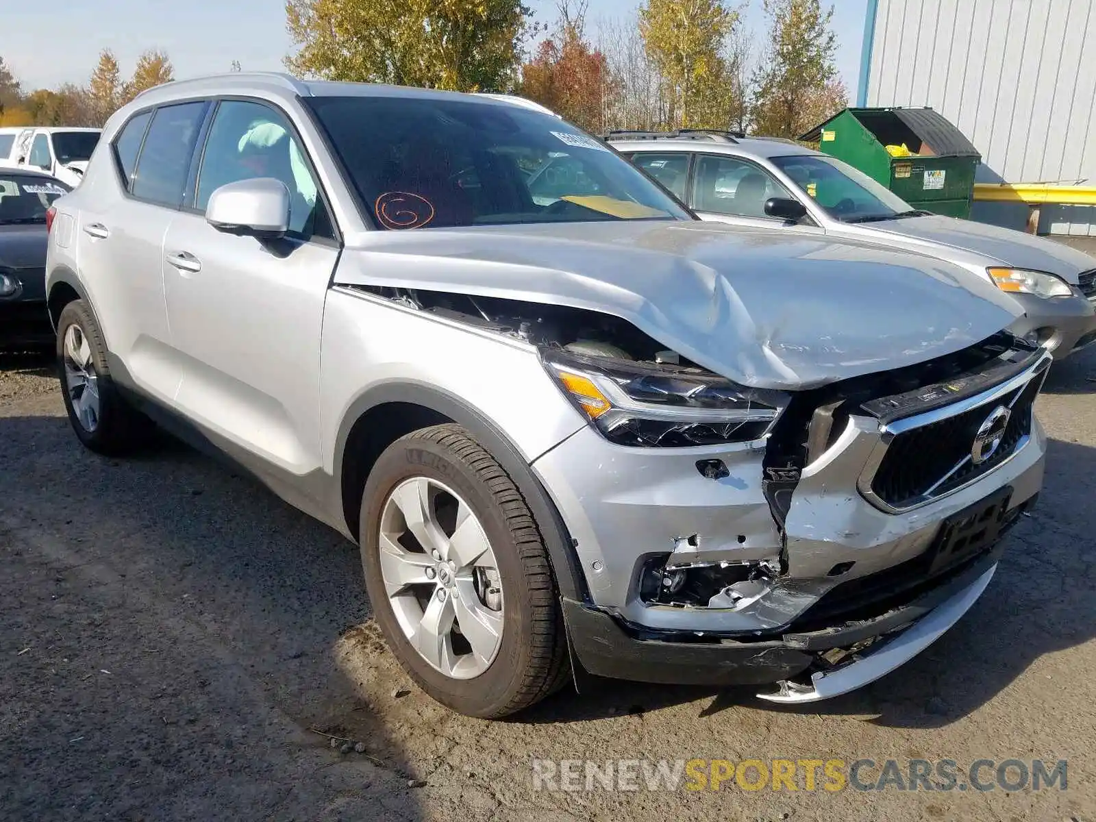 1 Photograph of a damaged car YV4162XZ3K2012845 VOLVO XC40 T5 MO 2019