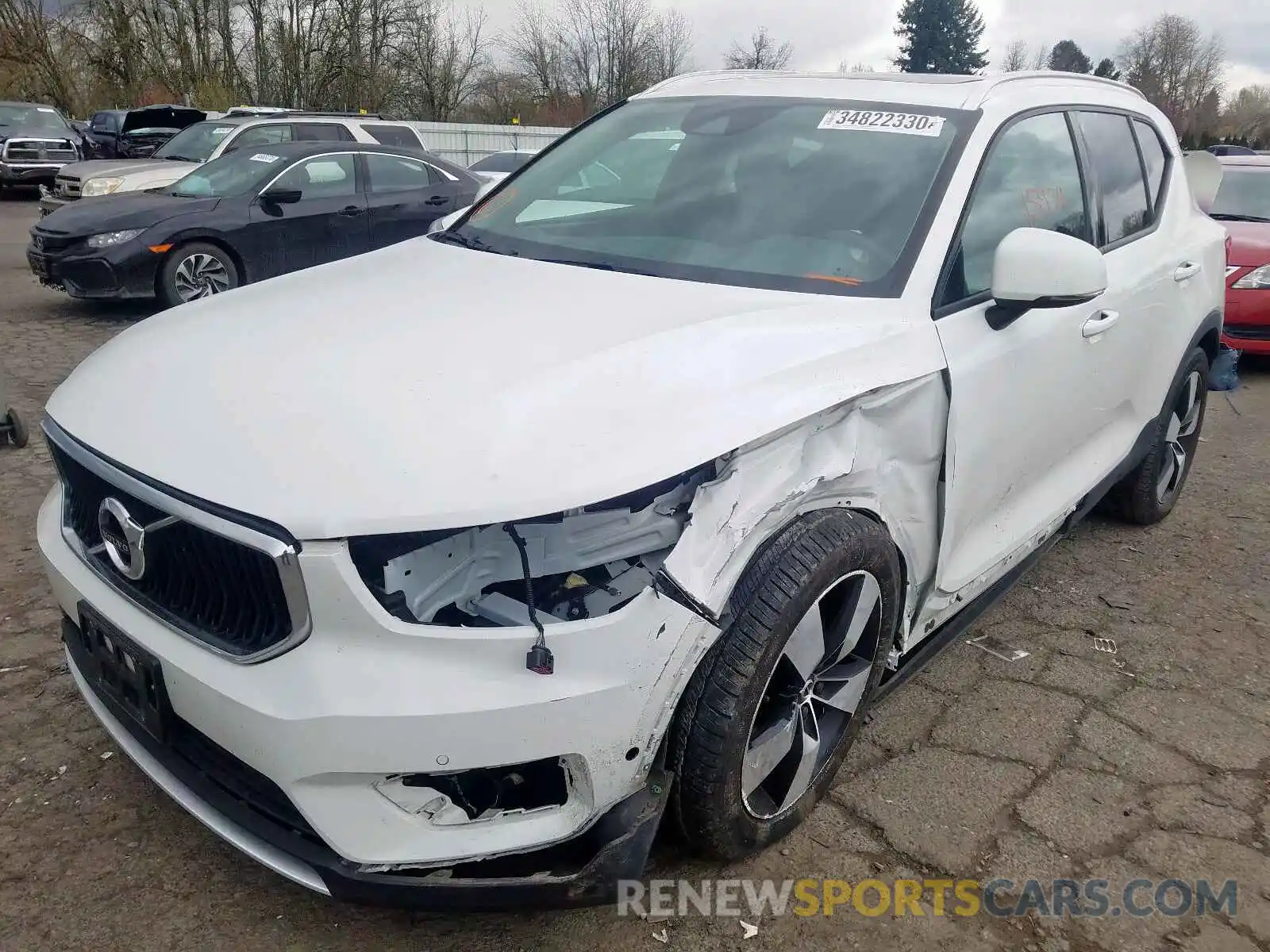 2 Photograph of a damaged car YV4162XZ4K2018783 VOLVO XC40 T5 MO 2019